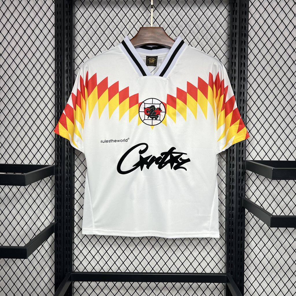Corteiz x Retro Club América 1995 White Jersey - with RTW 18 print - ReplicasJersey