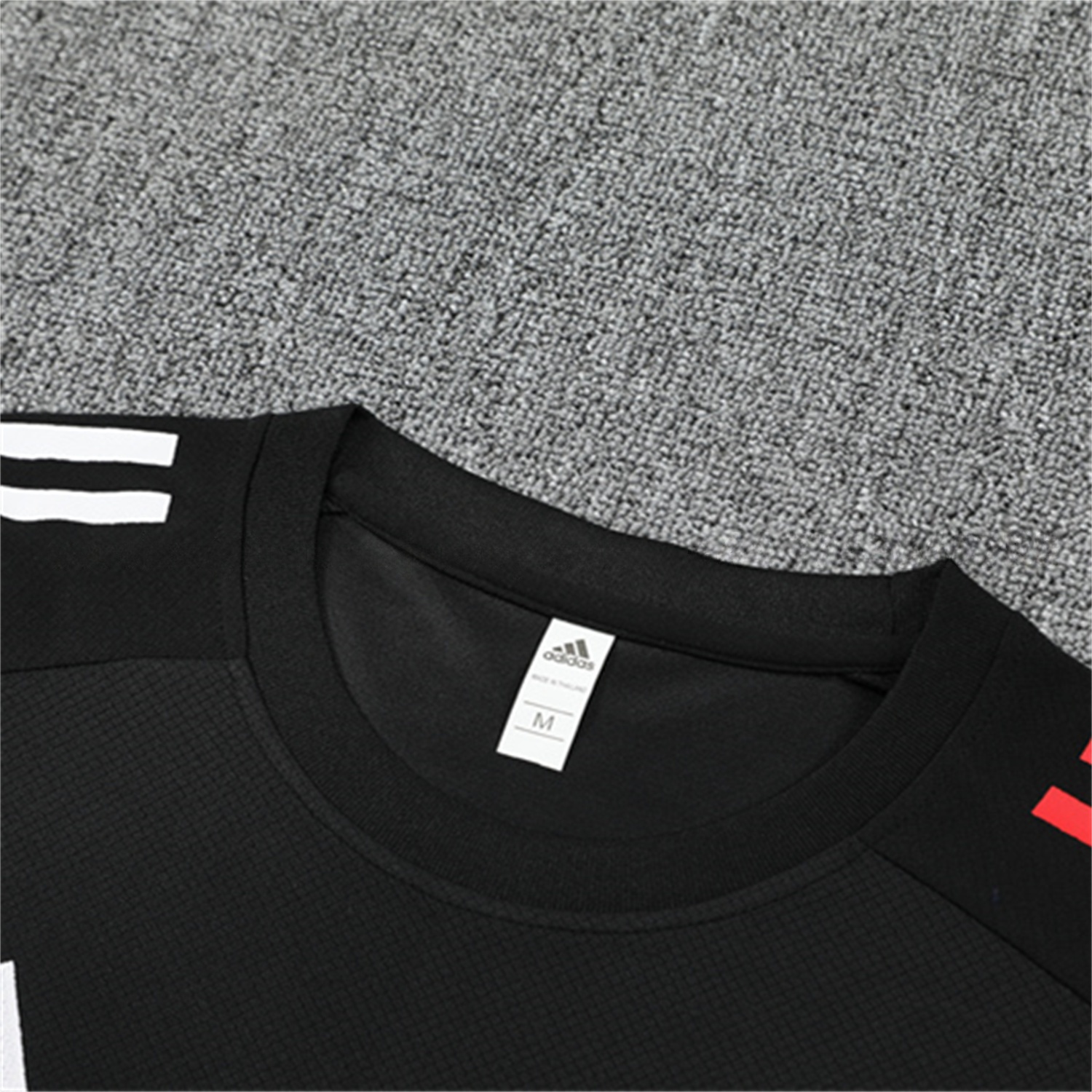 Ajax 25-26 Kids Short-Sleeve Training Set - Black Top and Black Shorts - ReplicasJersey