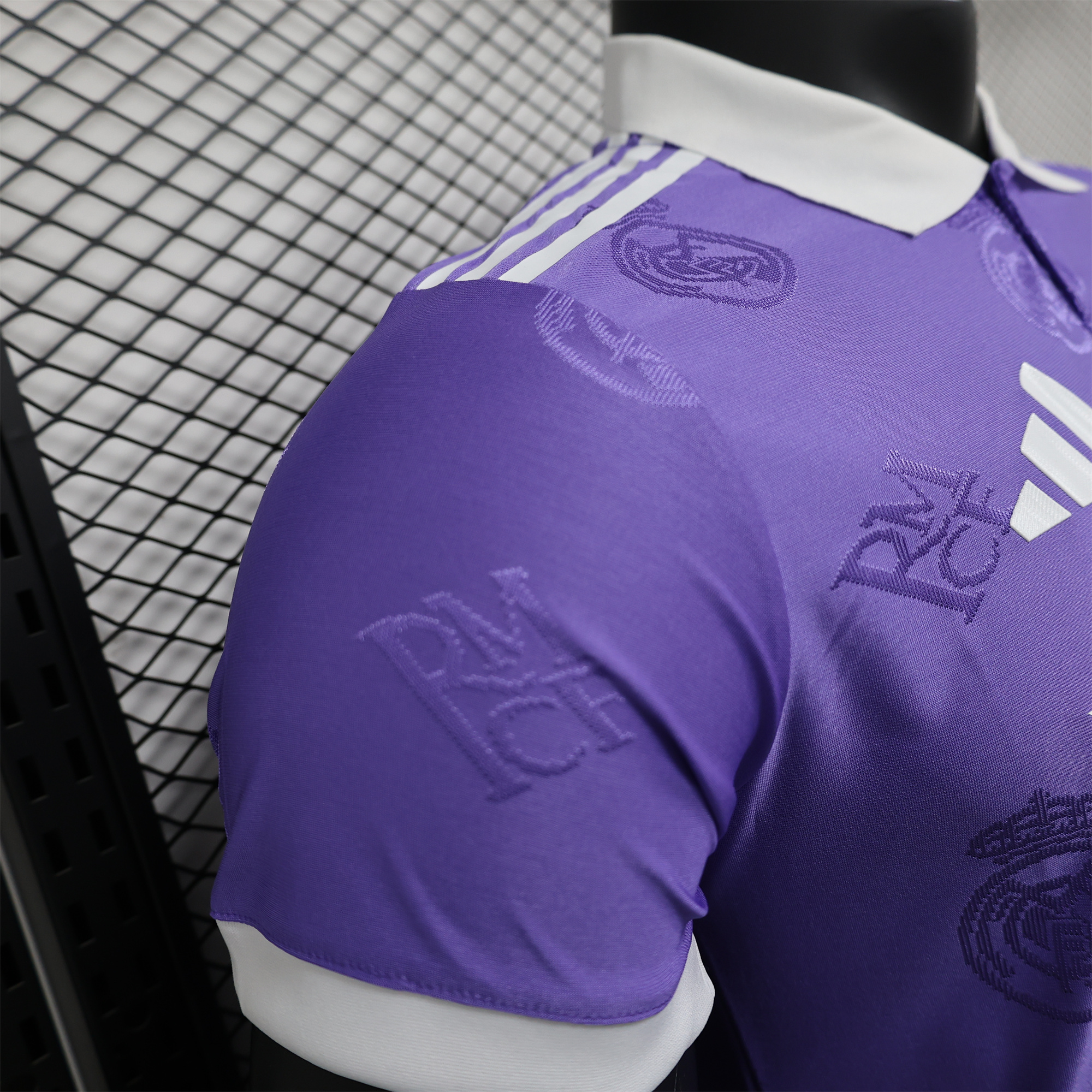 Real Madrid 24-25 Purple LOGO Special Edition Jersey - Player Version - ReplicasJersey