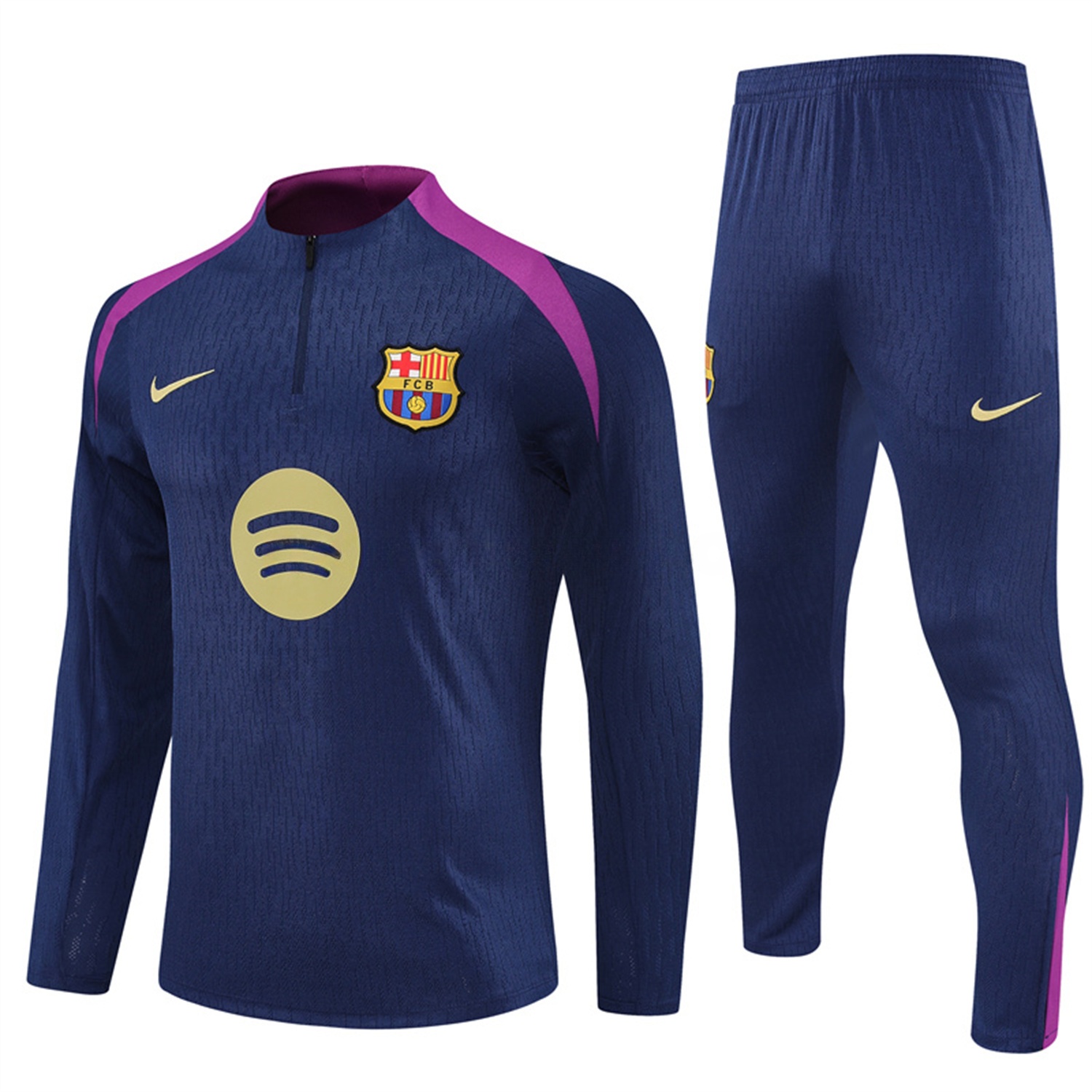 B.A.R.S.A 25-26 Long Sleeves Training Set - Royal Blue top & Royal Blue Pants - ReplicasJersey