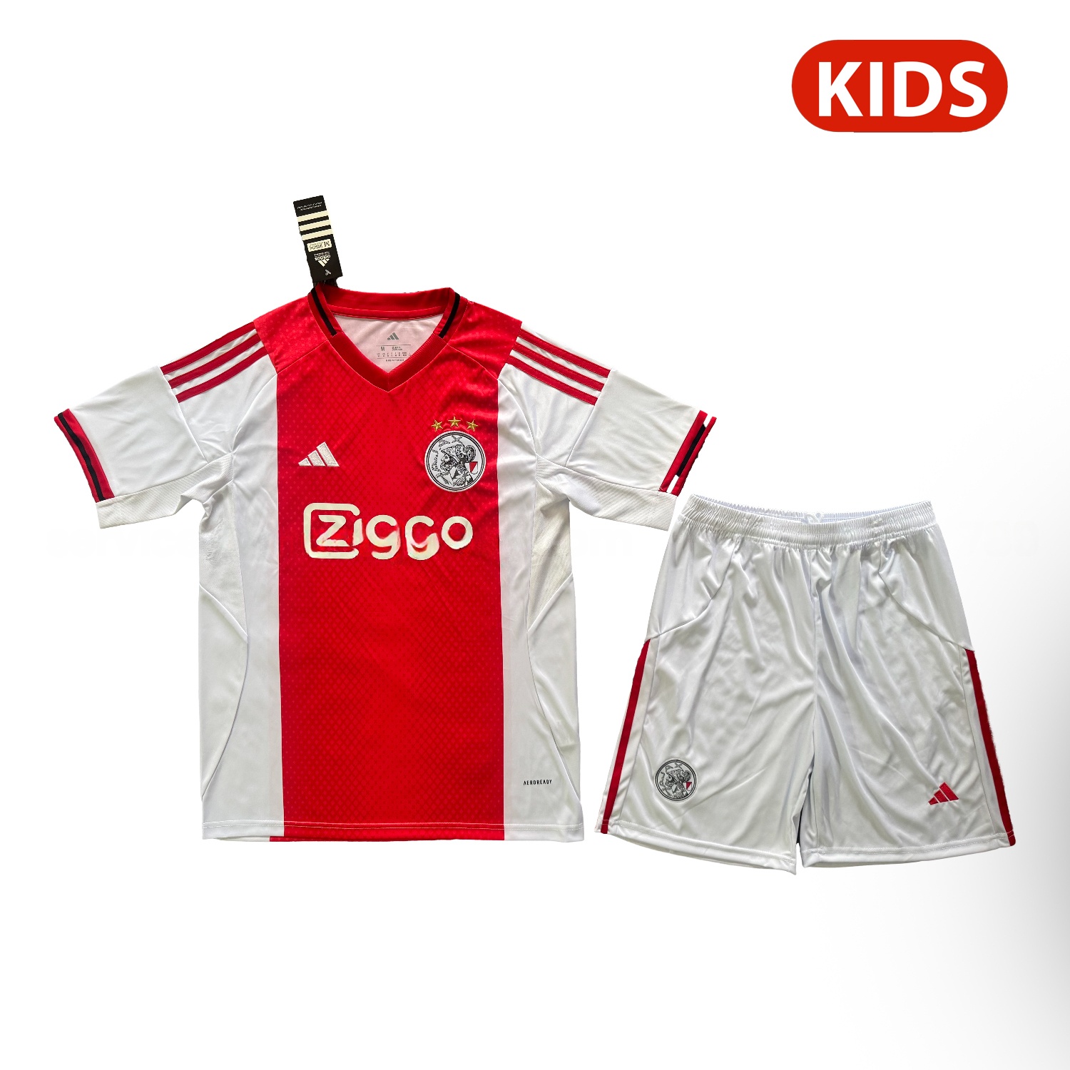 Ajax 25-26 Home Kids Kit - ReplicasJersey