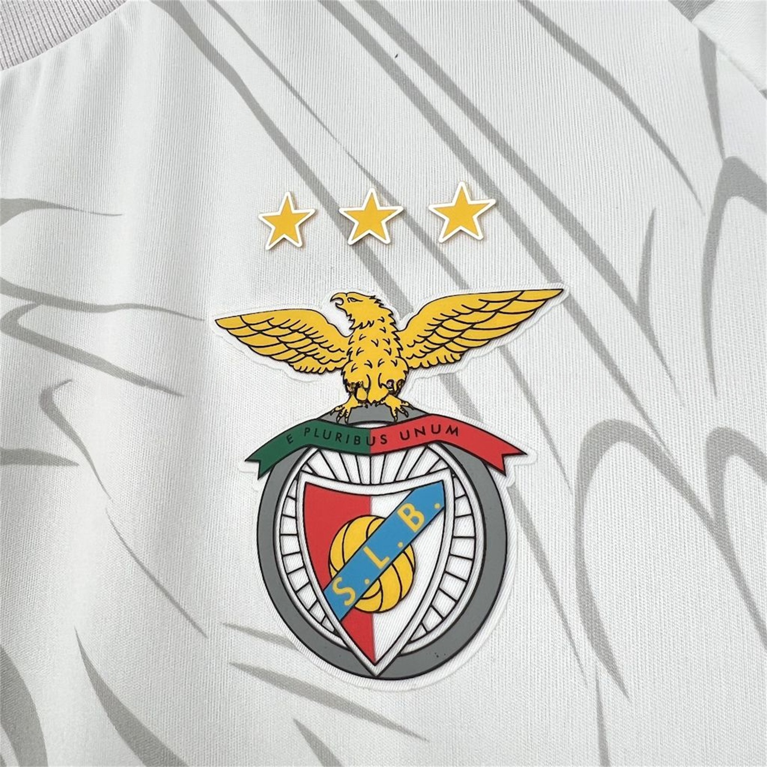 Benfica 24-25 White Red Concept Jersey with Grey Eagle - Fans Version - ReplicasJersey