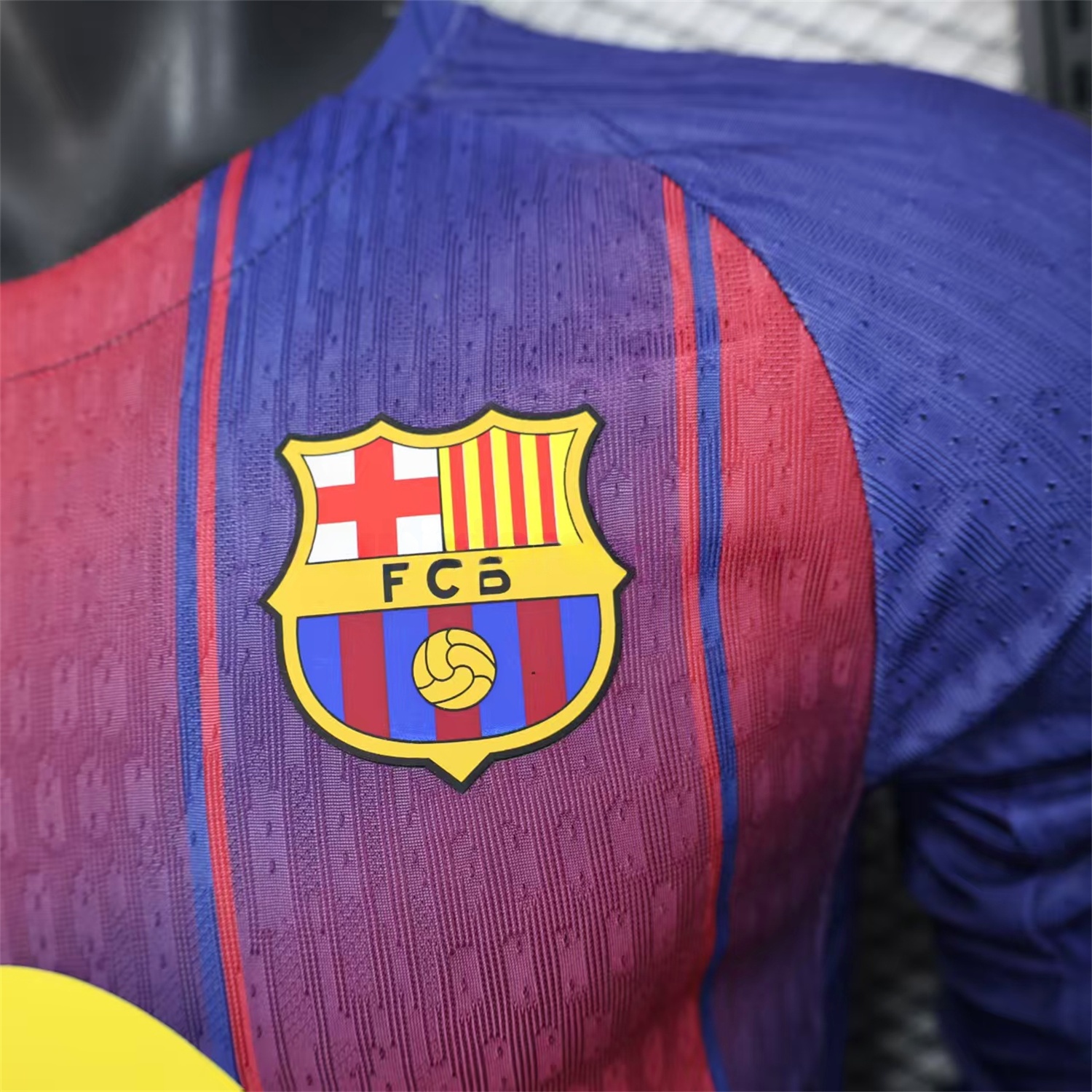B.A.R.S.A 25-26 Home Long Sleeves Jersey (Leaked Version 2) - Player Version - ReplicasJersey