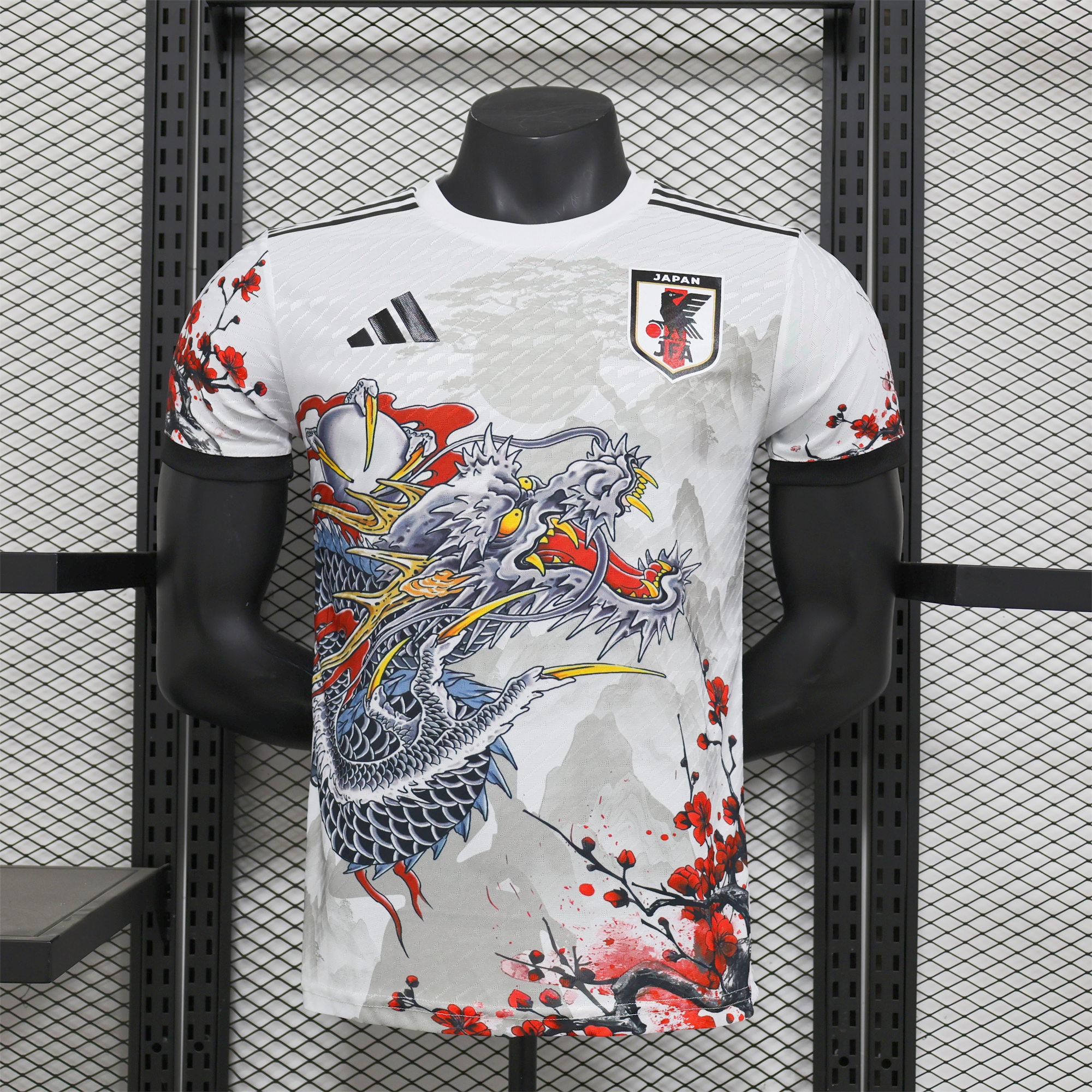 Japan 2024 White Dragon Special plum bossom Edition Jersey - Player Version - ReplicasJersey