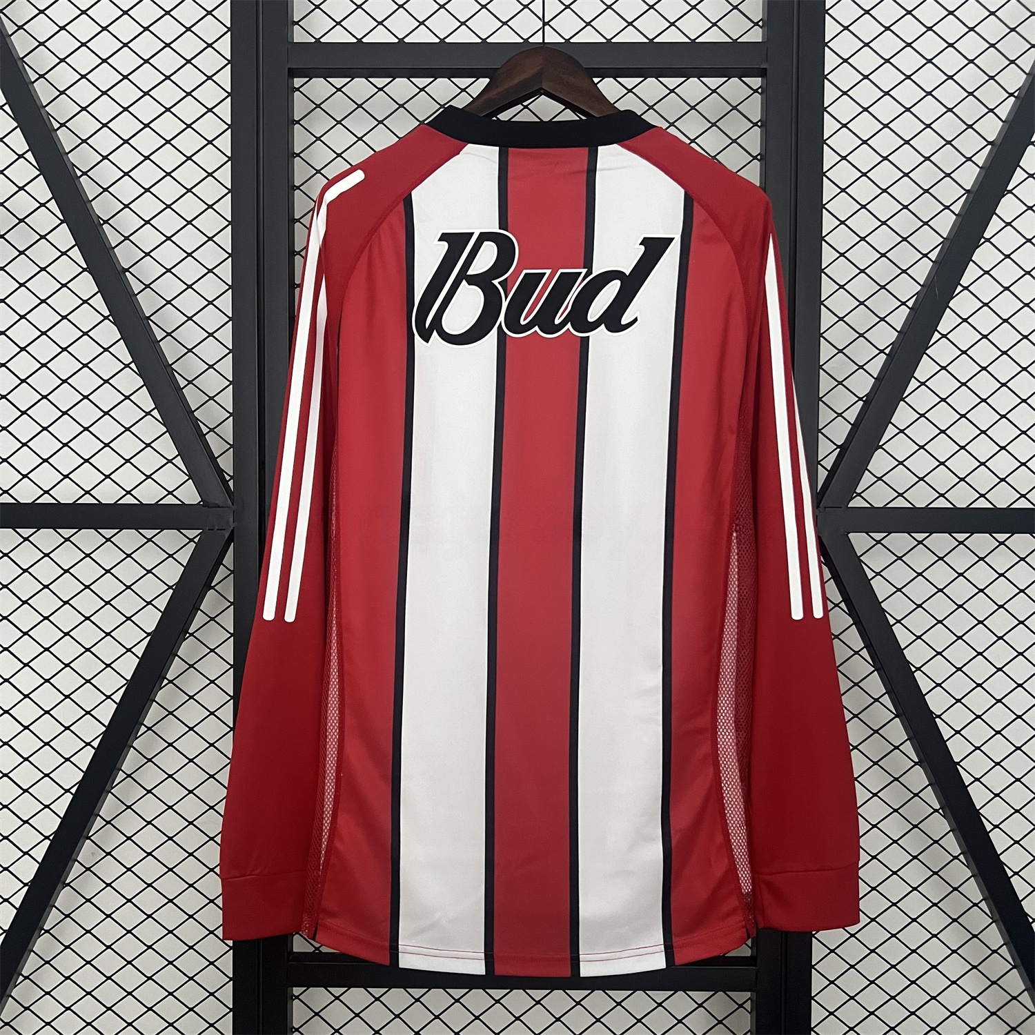 Retro River Plate 2003-04 Away Long Sleeves Jersey - ReplicasJersey