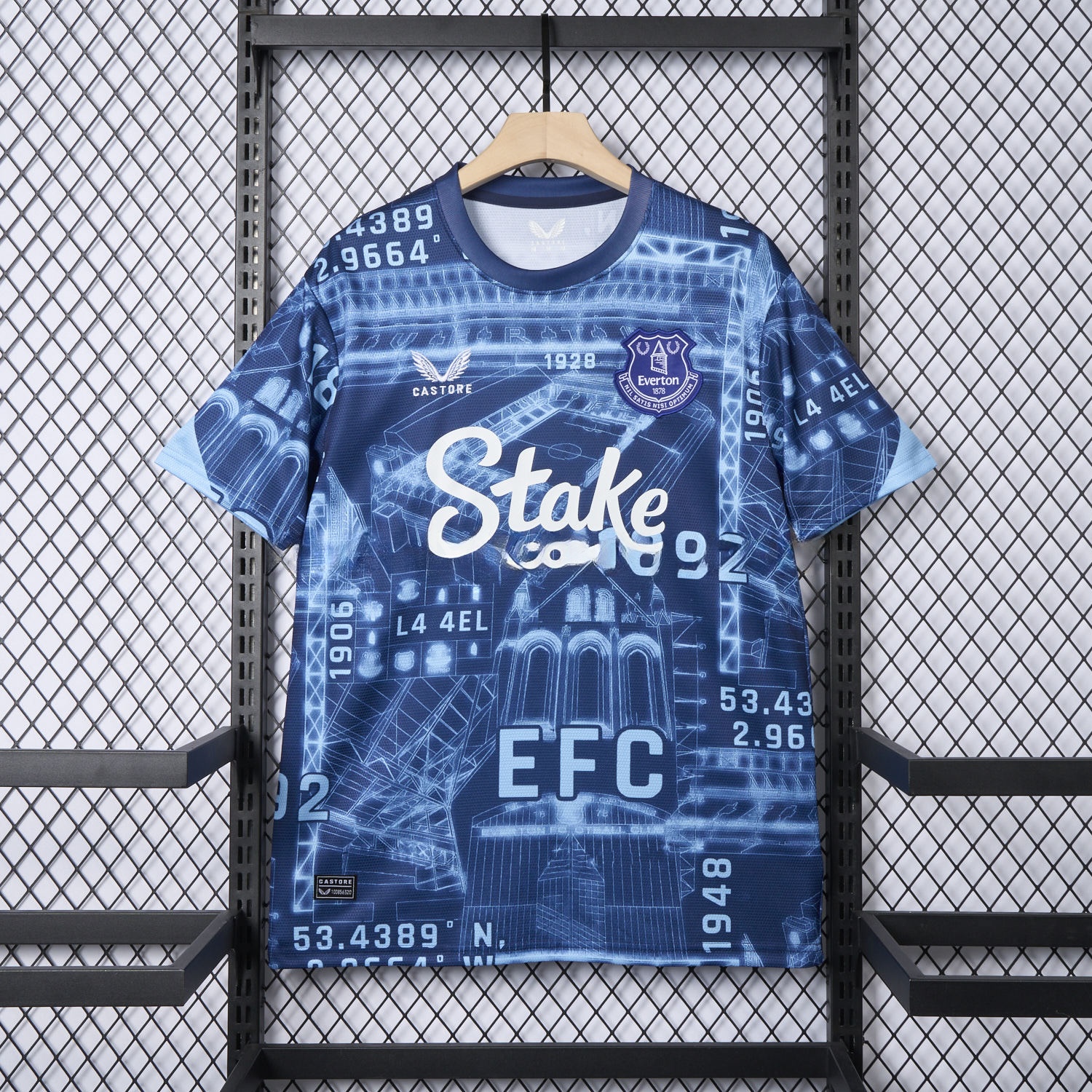 Everton 24-25 Pre-Match Farewell Jersey - Fans Version - ReplicasJersey