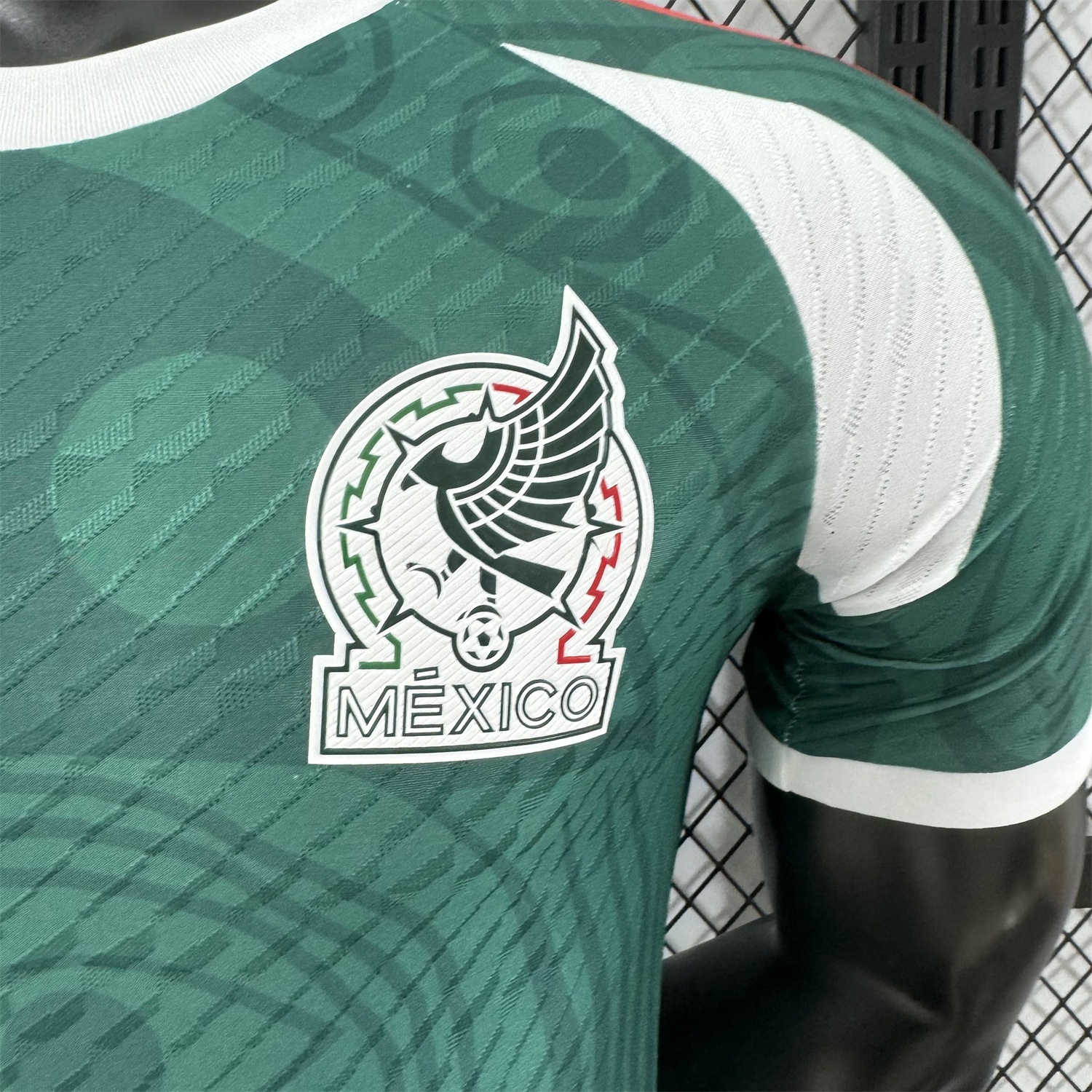 Mexico 25-26 Green Human Face Shaped Pattern Special Jersey - Player Version - ReplicasJersey