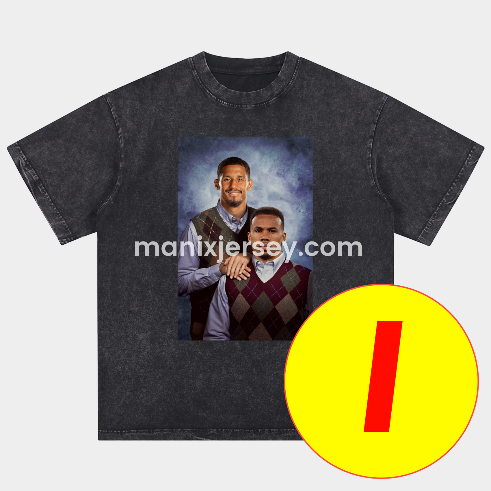 Arsenal Henry Wenger Saka Gunners Oversized Washed T-Shirt - ReplicasJersey