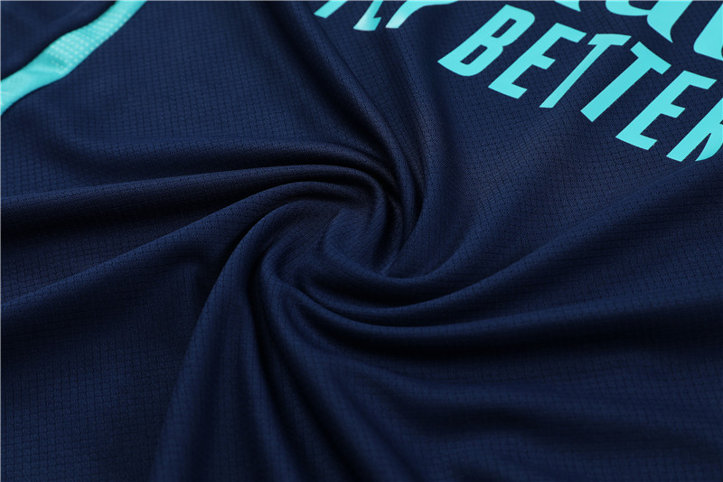 Arsenal 24-25 Short-Sleeve Training Kids Kit - Deep Blue - ReplicasJersey