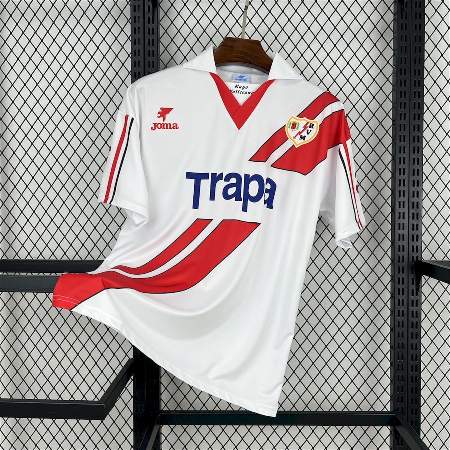 Retro Rayo Vallecano 1997-98 Home Jersey - ReplicasJersey