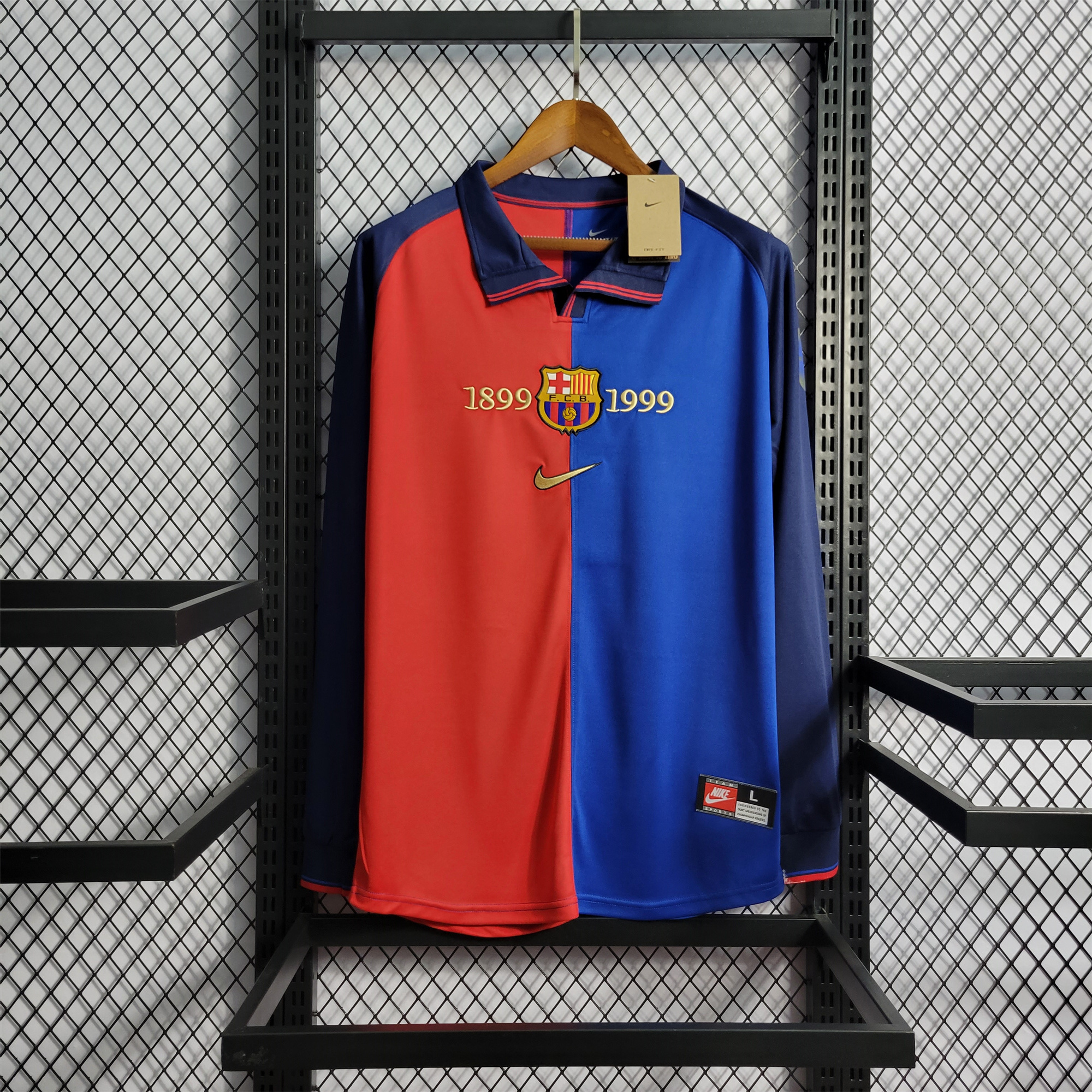 B.A.R.S.A Retro Centenary Edition Long Sleeve Jersey - ReplicasJersey