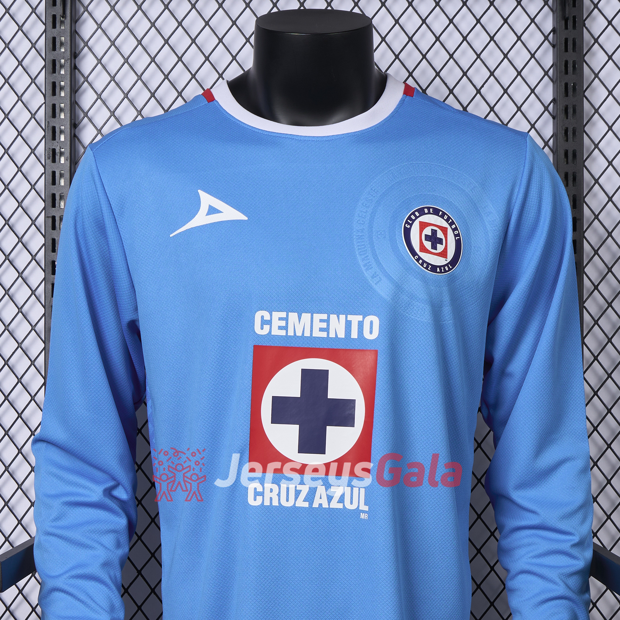 Cruz Azul 24-25 Home Long Sleeve Jersey - Player Version - ReplicasJersey