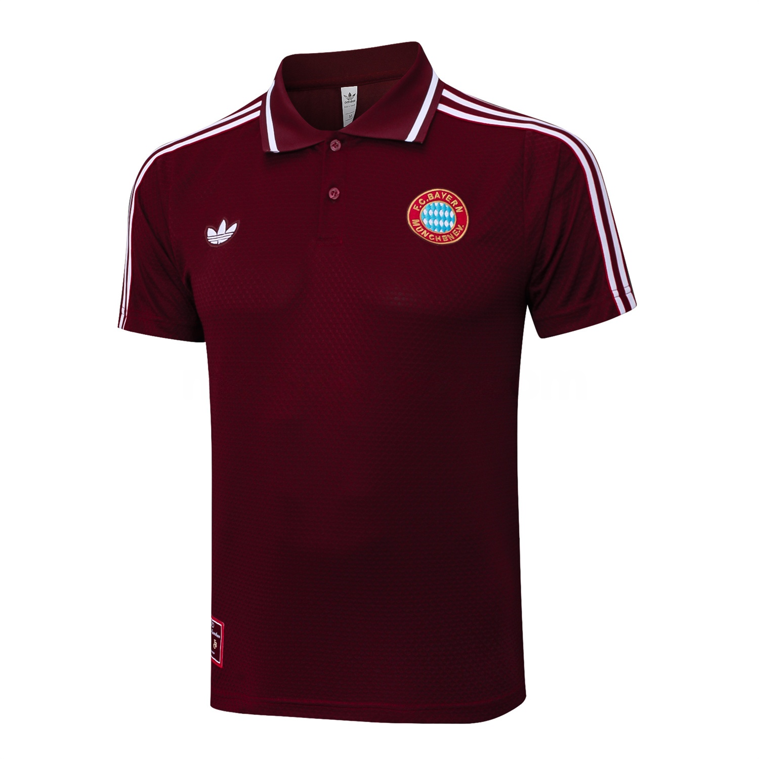 Bayern Munich 25-26 POLO Short-Sleeve Training Set - Deep Red Top and Pants - ReplicasJersey