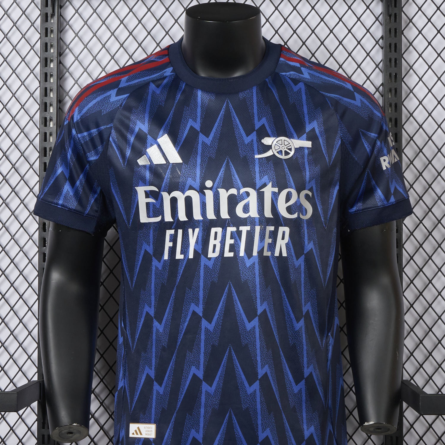 Arsenal 25-26 Away Blue Jersey - Player Version - ReplicasJersey