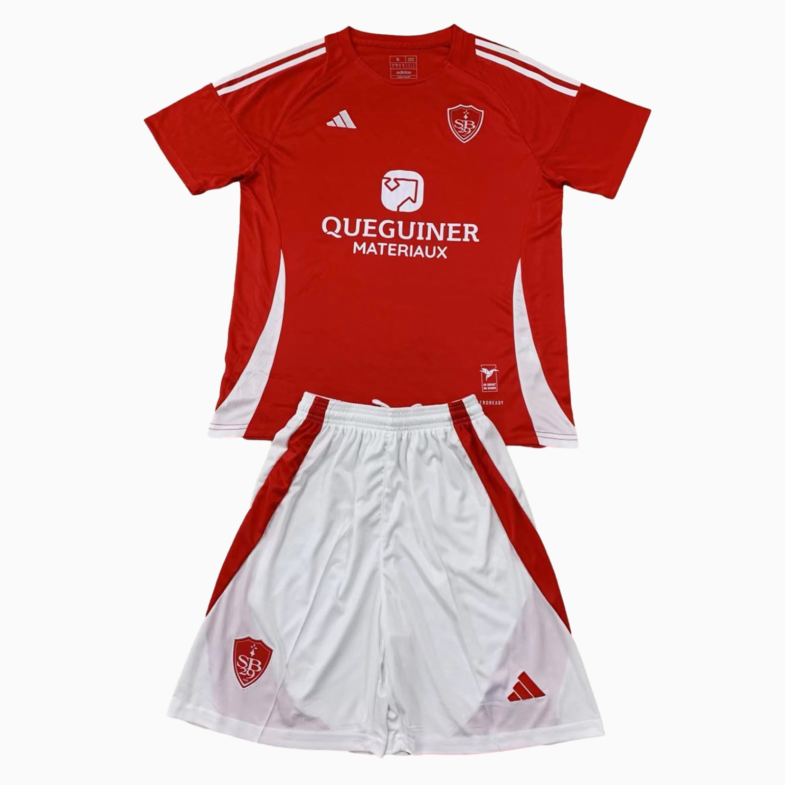 Stade Brestois 24-25 Home Kids Kit - ReplicasJersey