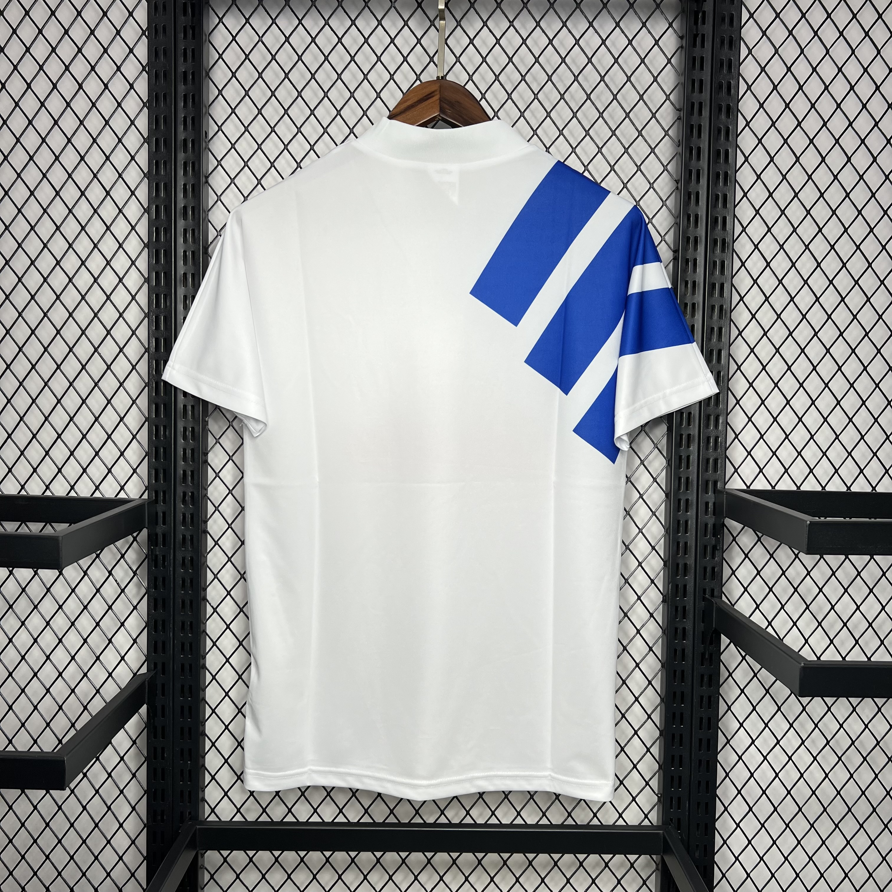 Retro Real Zaragoza 1992-93 Home Stadium Jersey - ReplicasJersey