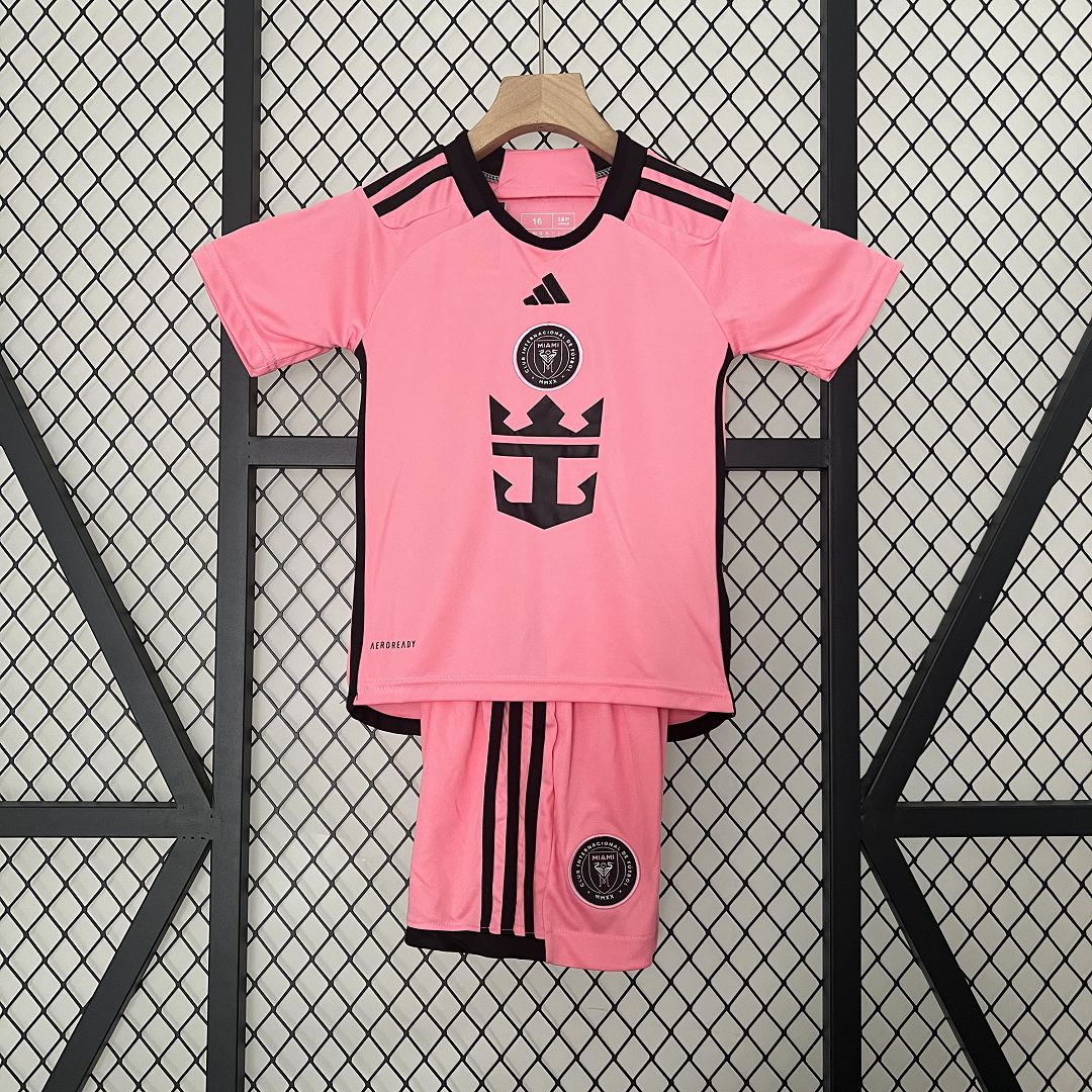 Inter Miami 2024 Home Stadium Kids Kit - ReplicasJersey