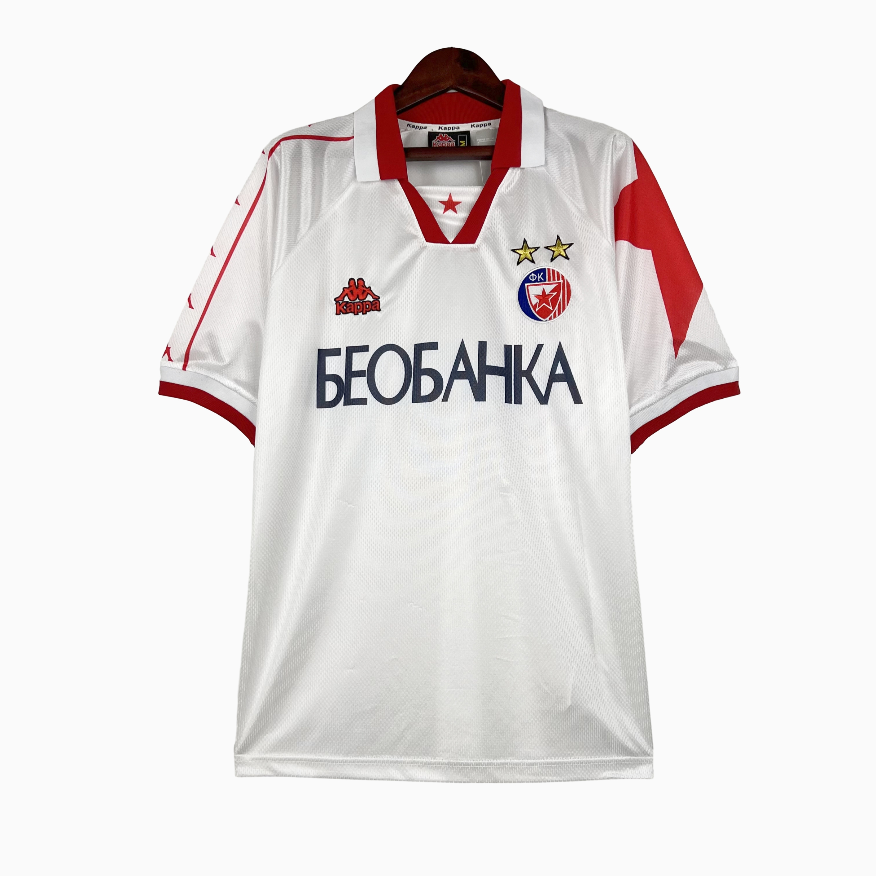 Retro Red Star FC 1995-97 Away Stadium Jersey - ReplicasJersey