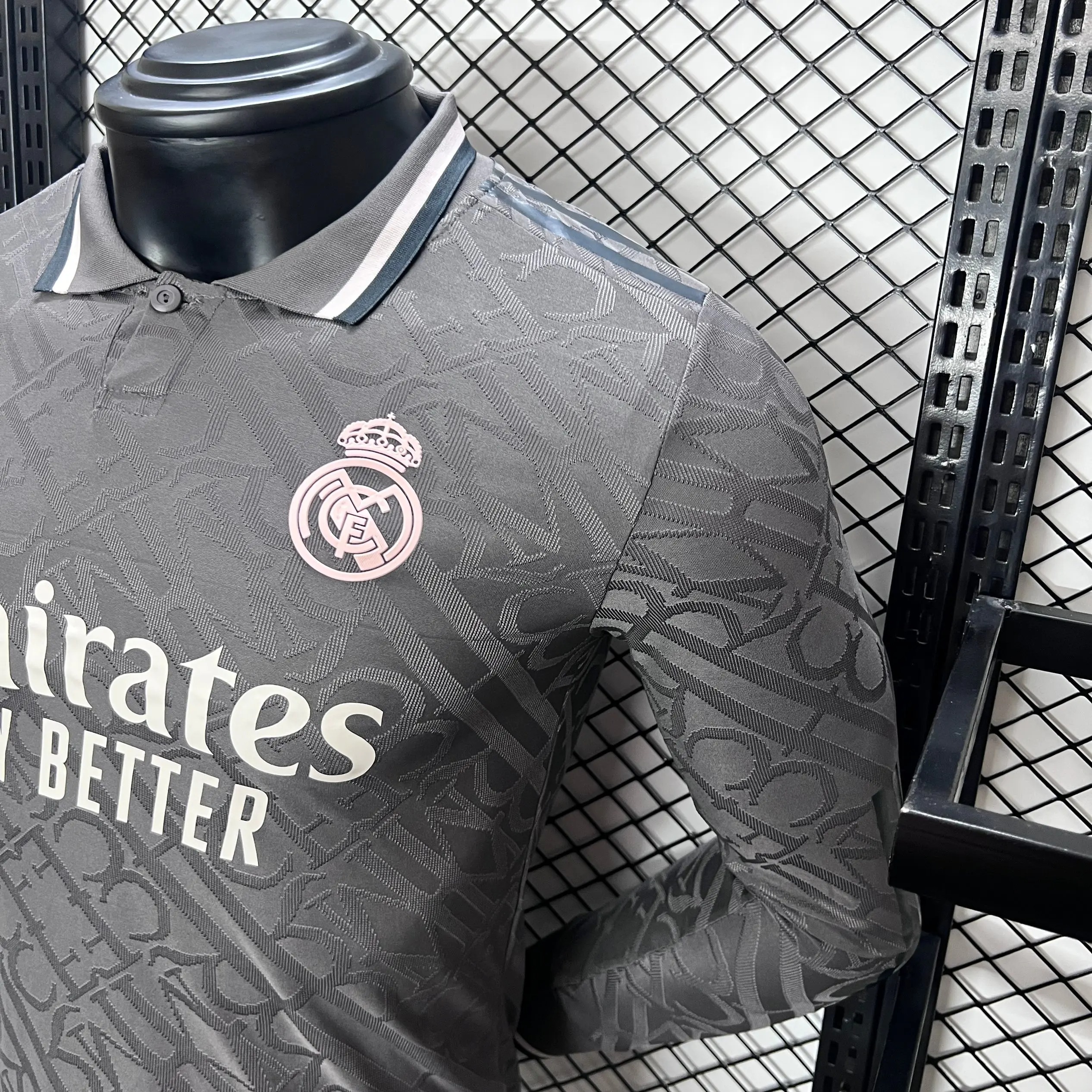 Real Madrid 24-25 Third Long Sleeve Jersey - Player Version - ReplicasJersey