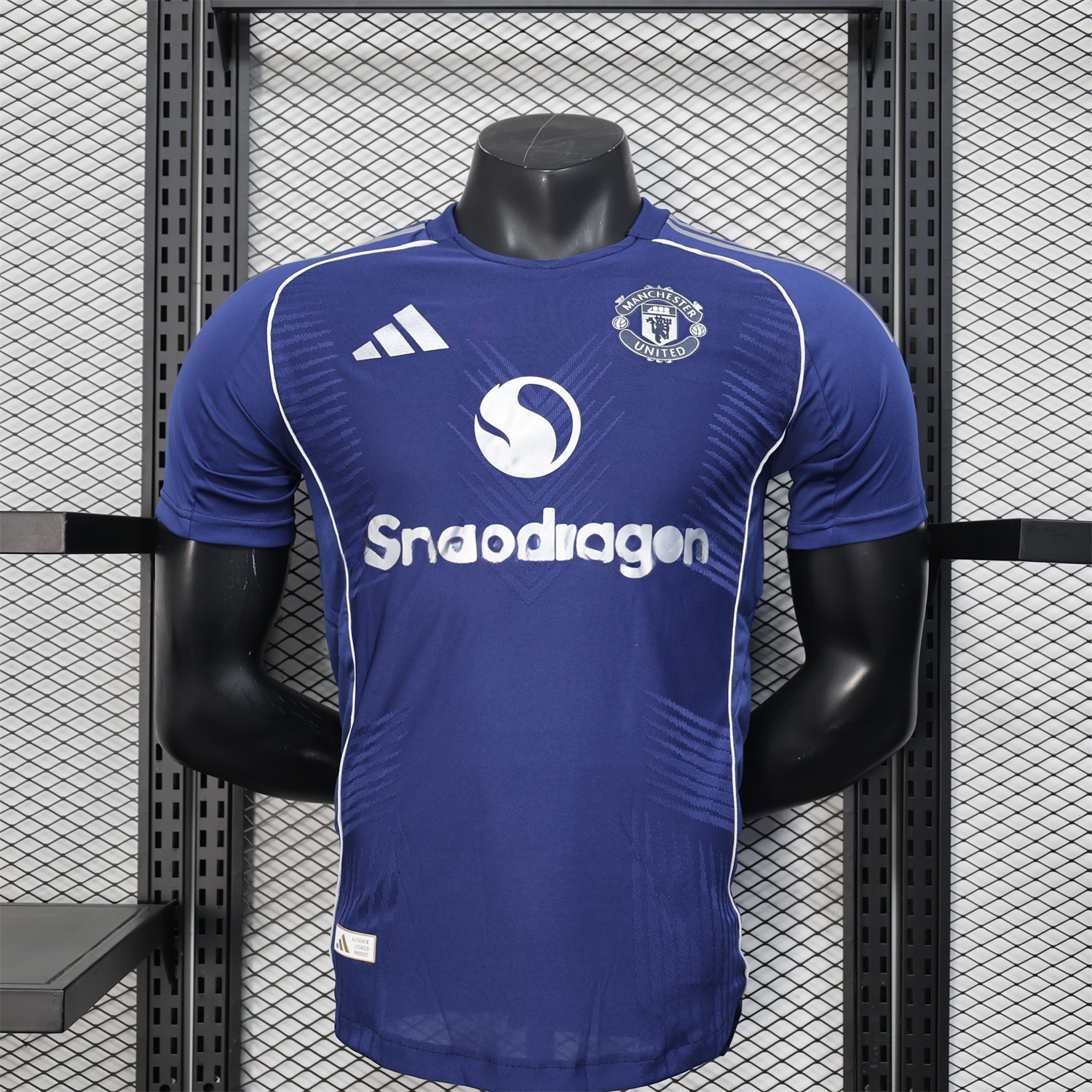 Manchester United 25-26 Blue Training Jersey - Player Version - ReplicasJersey