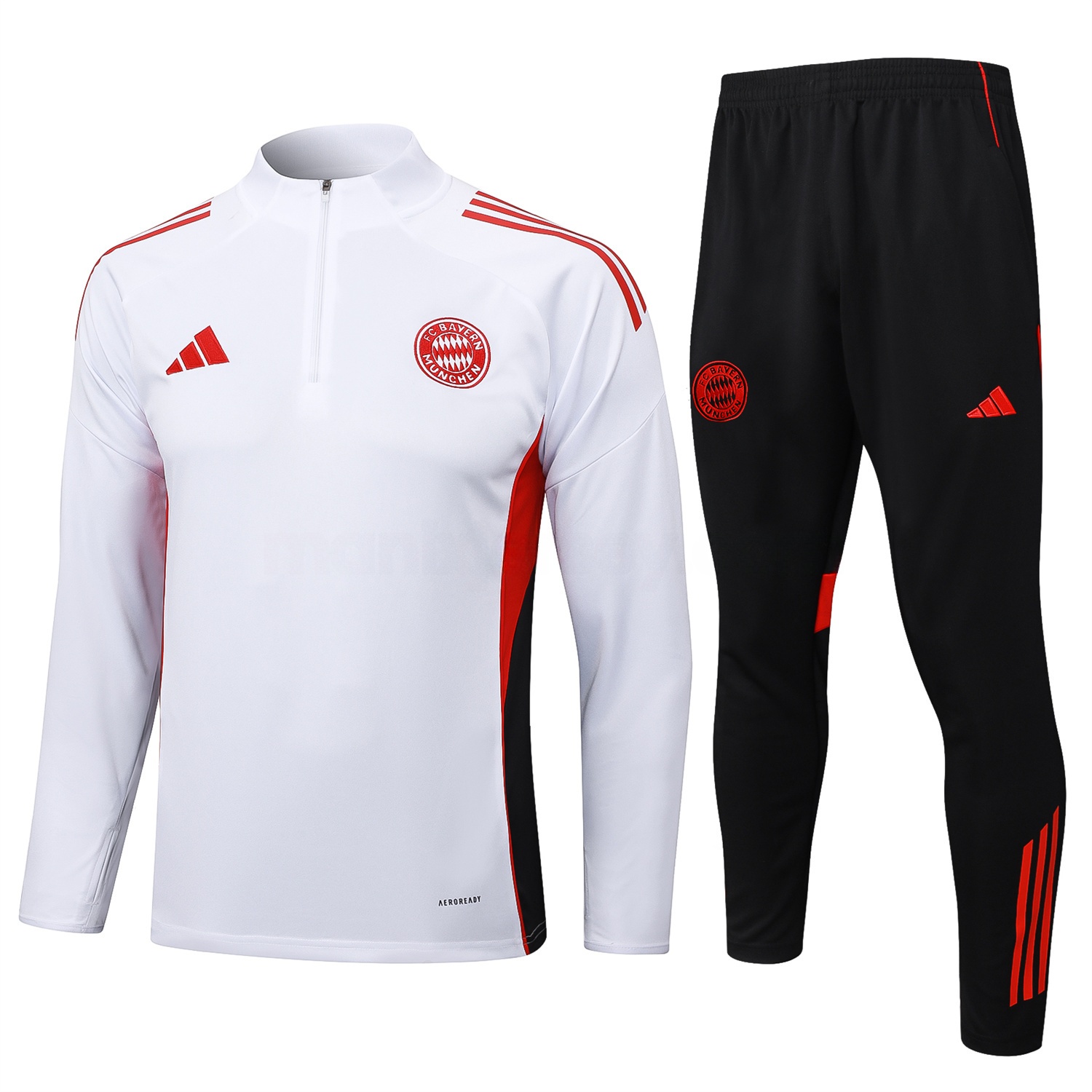 Bayern Munich 25-26 Long Sleeve Training Set - Dark Red - ReplicasJersey