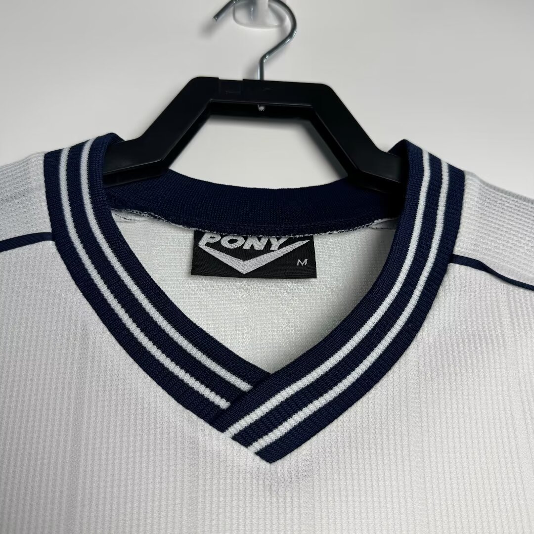 Retro Tottenham Hotspur 1997-99 Home Long Sleeve Jersey - ReplicasJersey