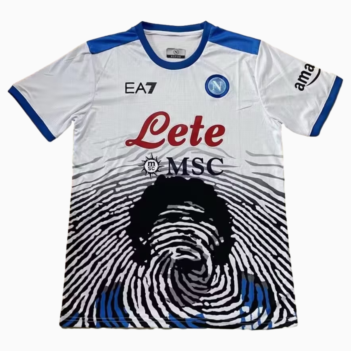 Retro Napoli 2021-22 Maradona Special Edition Jersey - White - ReplicasJersey
