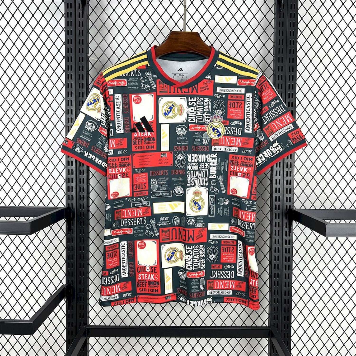 Real Madrid 25-26 Color Advertising Swatch Dark Gray Jersey - Fans Version - ReplicasJersey