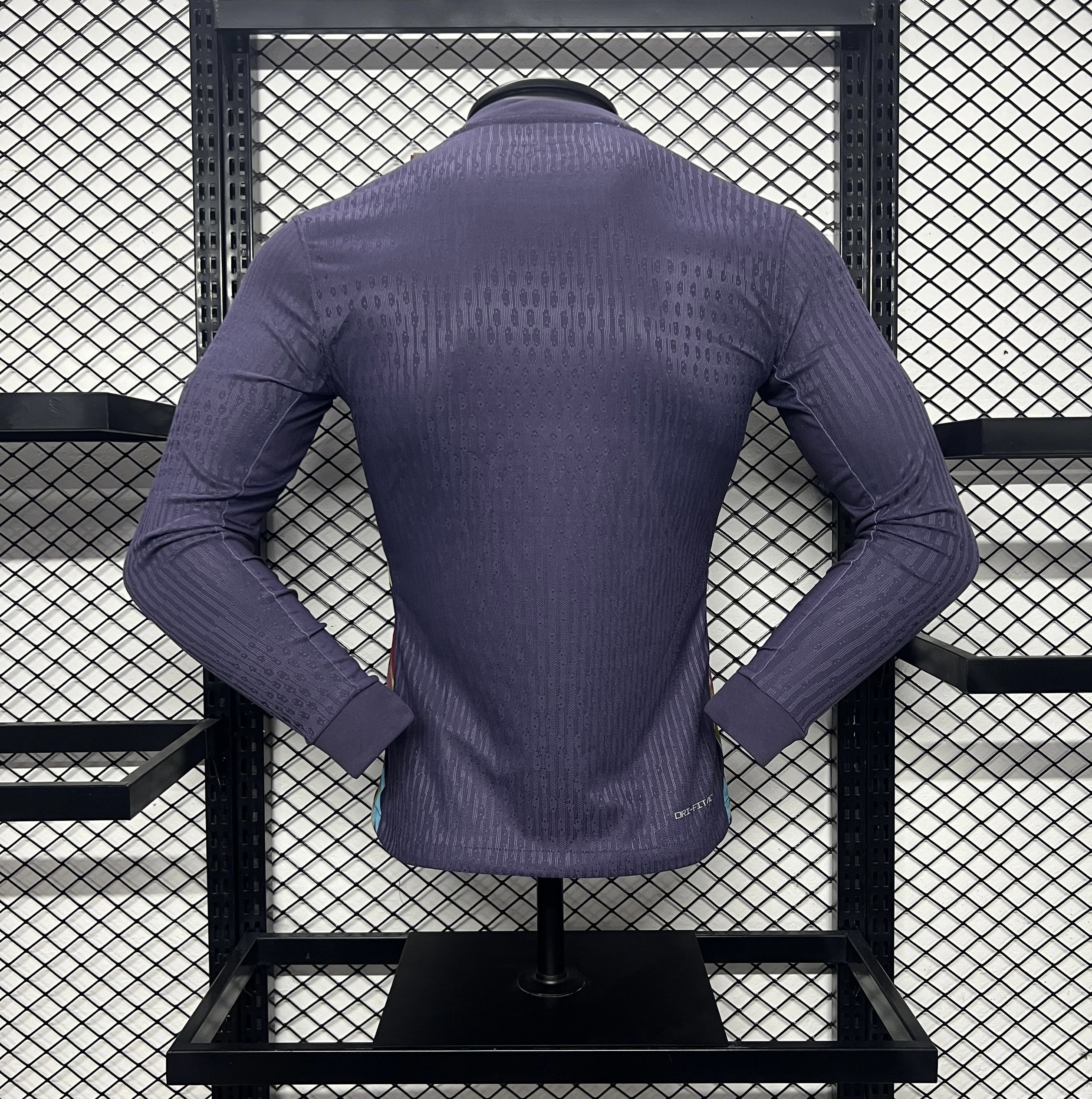 England 2024 Away Long Sleeve Jersey - Player Version - ReplicasJersey