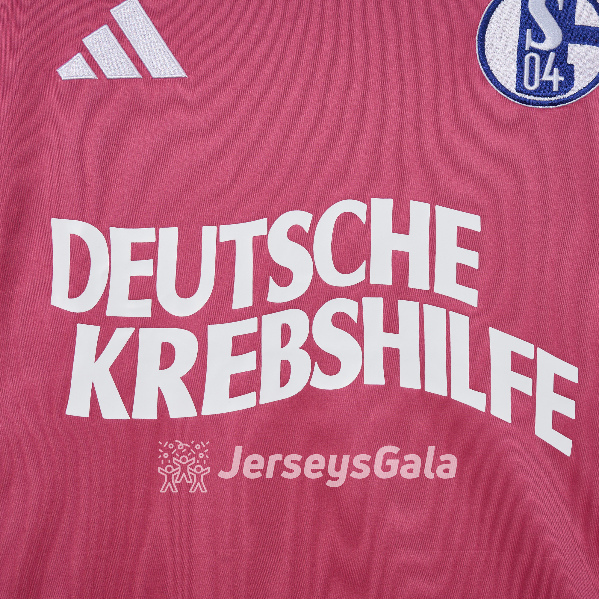 Schalke 04 24-25 GK Pink October Jersey - Fans Version - ReplicasJersey