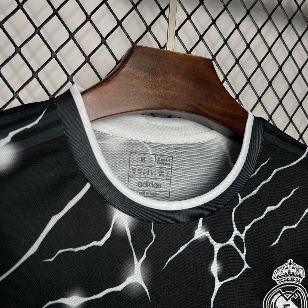 Real Madrid 24-25 Black Leopard Jersey - Fans Version - ReplicasJersey