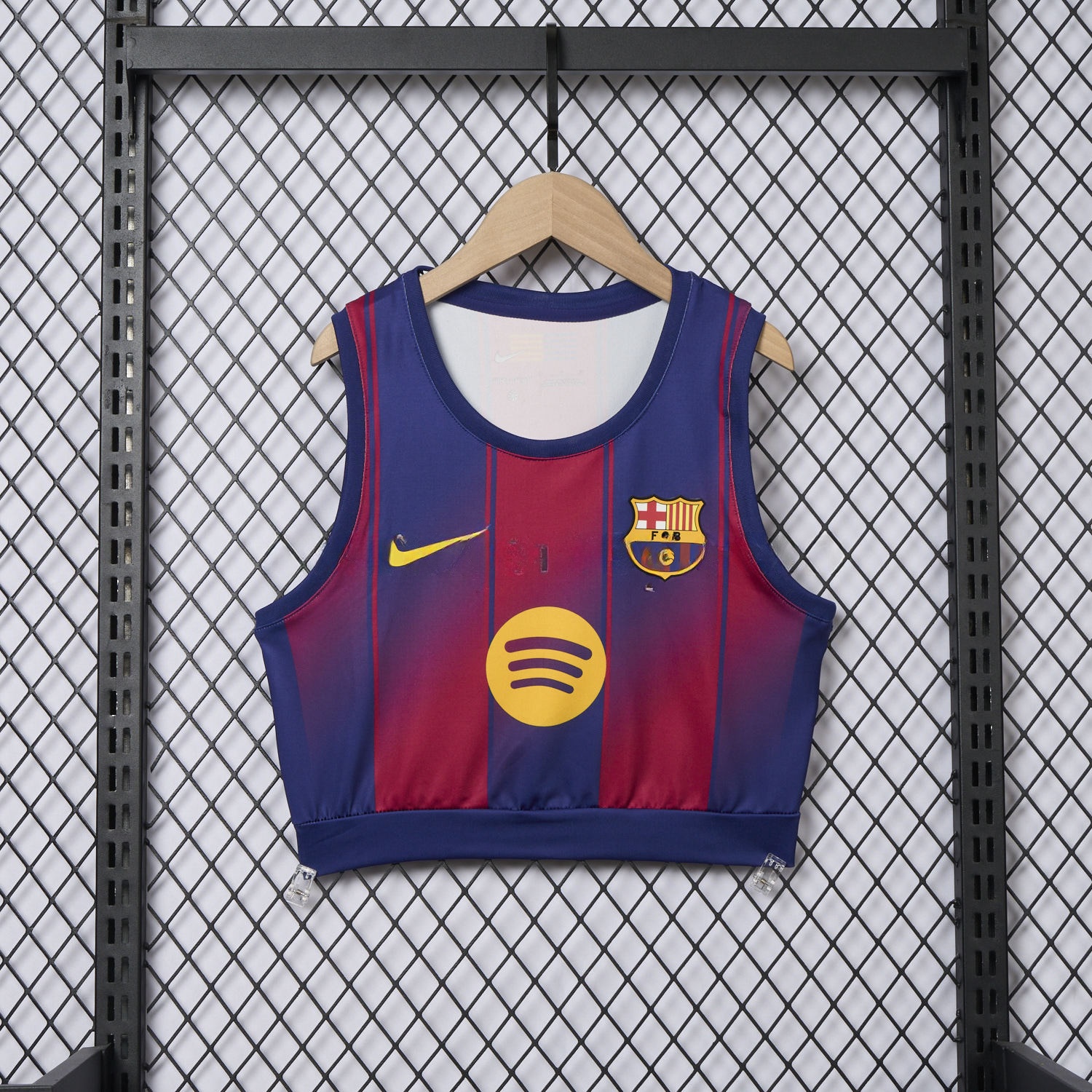 Women's B.A.R.S.A 25-26 Home Yoga Vest - ReplicasJersey