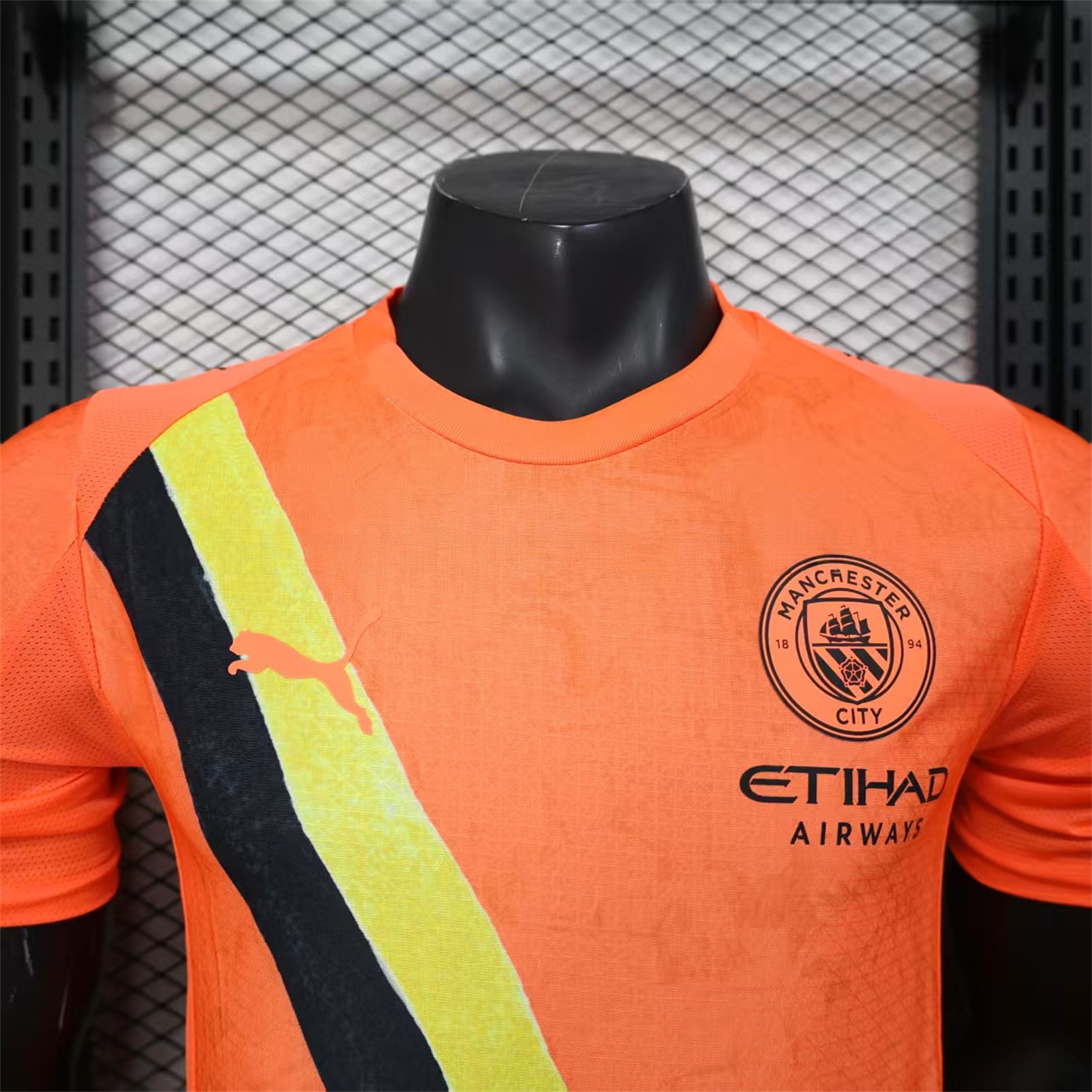 Manchester City 25-26 Orange Special Jersey - Player Version - ReplicasJersey