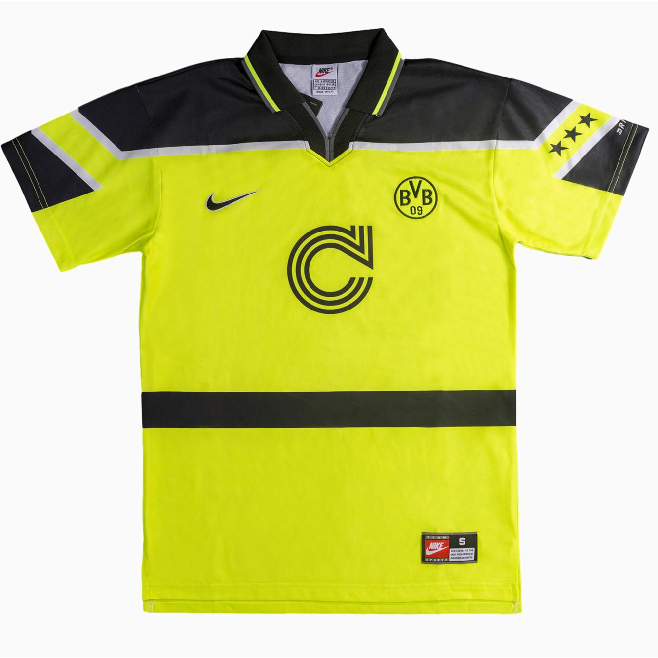 Retro Dortmund 1996-97 Home Champions League Final Jersey - ReplicasJersey