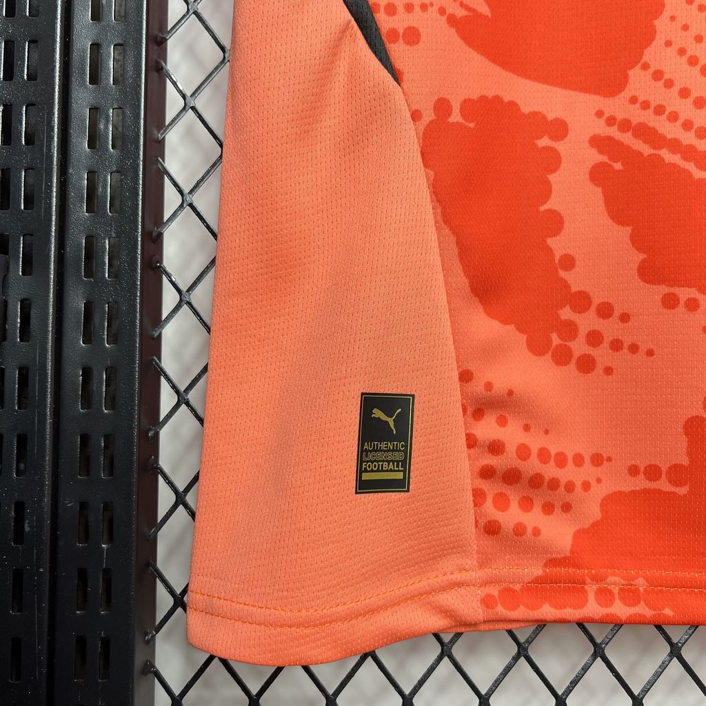 Manchester City 24-25 Orange Goalkeeper Jersey - Fans Version - ReplicasJersey