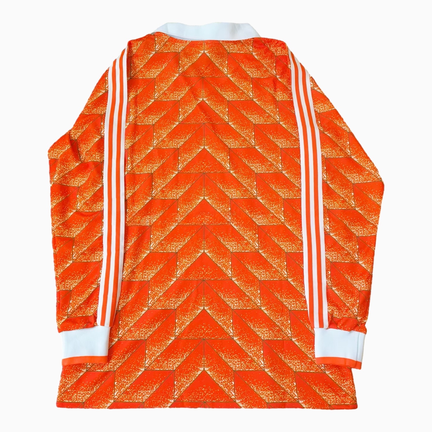 Retro Netherlands 1988 Home Long Sleeves Jersey - ReplicasJersey