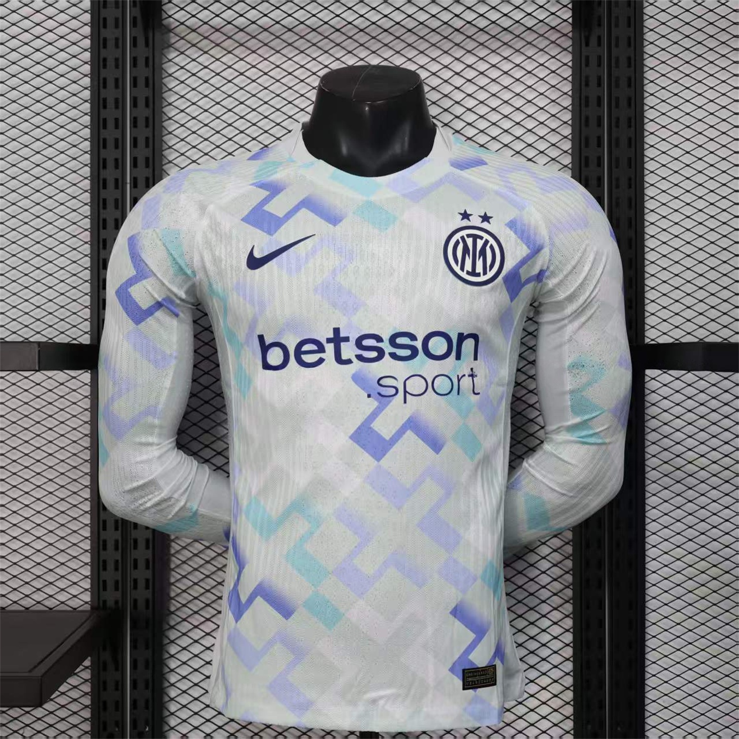 Inter Milan 25-26 Away Long Sleeves Jersey - Player Version - ReplicasJersey