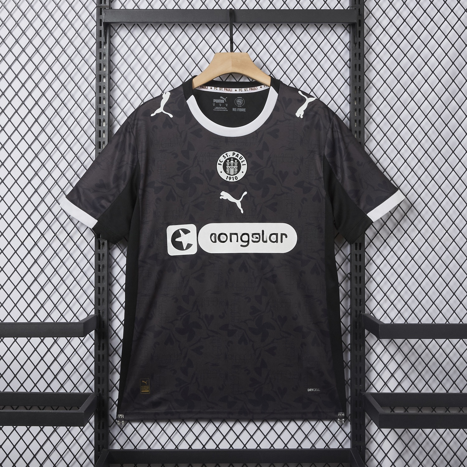 St. Pauli 25-26 Third Black Jersey - Fans Version - ReplicasJersey