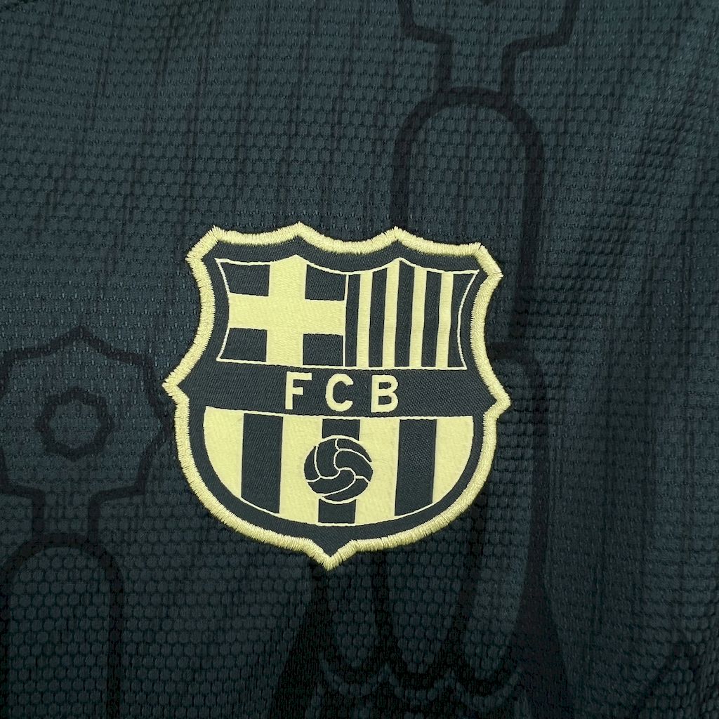 B.A.R.S.A 24-25 Dark Green Training Jersey - Fans Version - ReplicasJersey