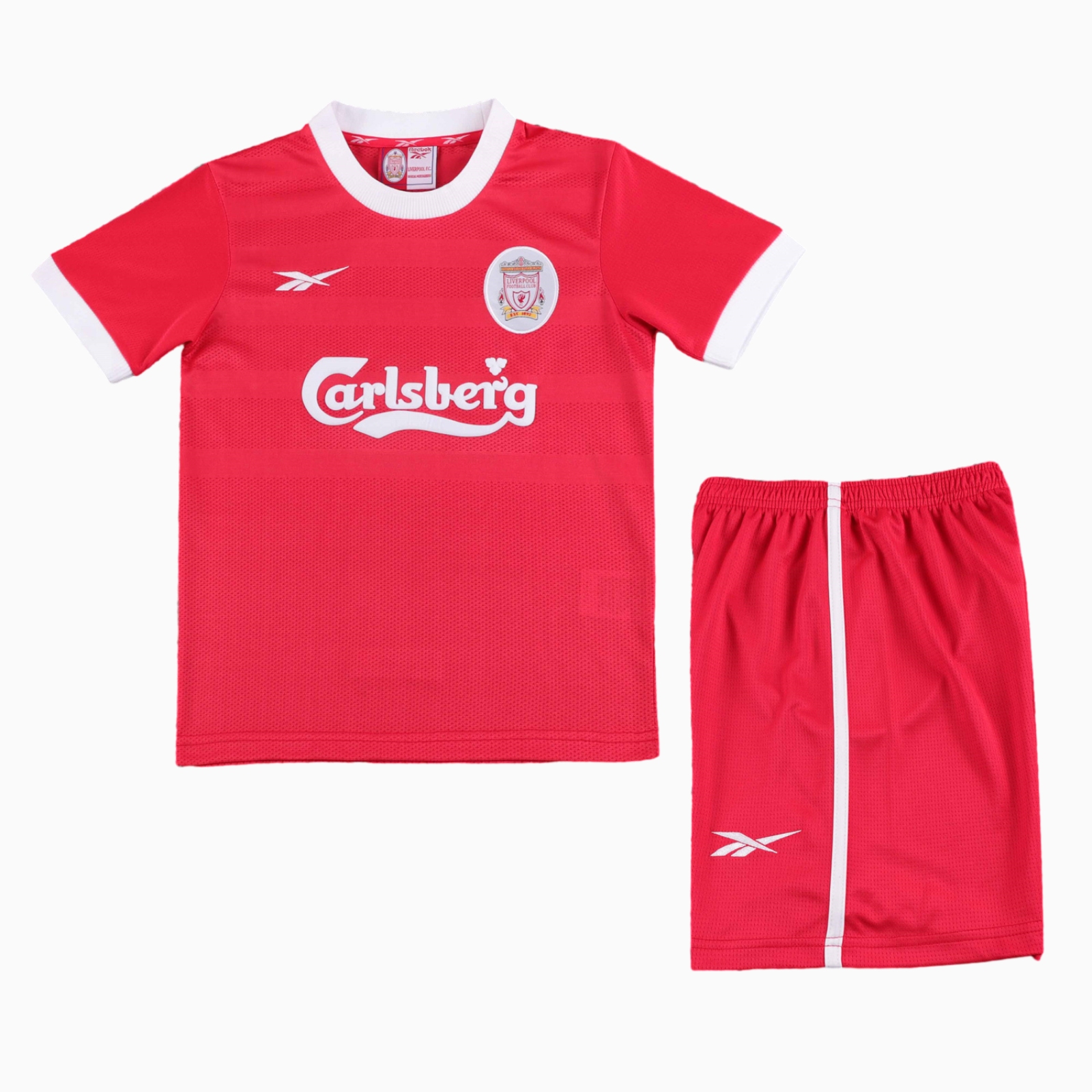 Retro Liver.pool 1998-00 Home Kids Kit - ReplicasJersey