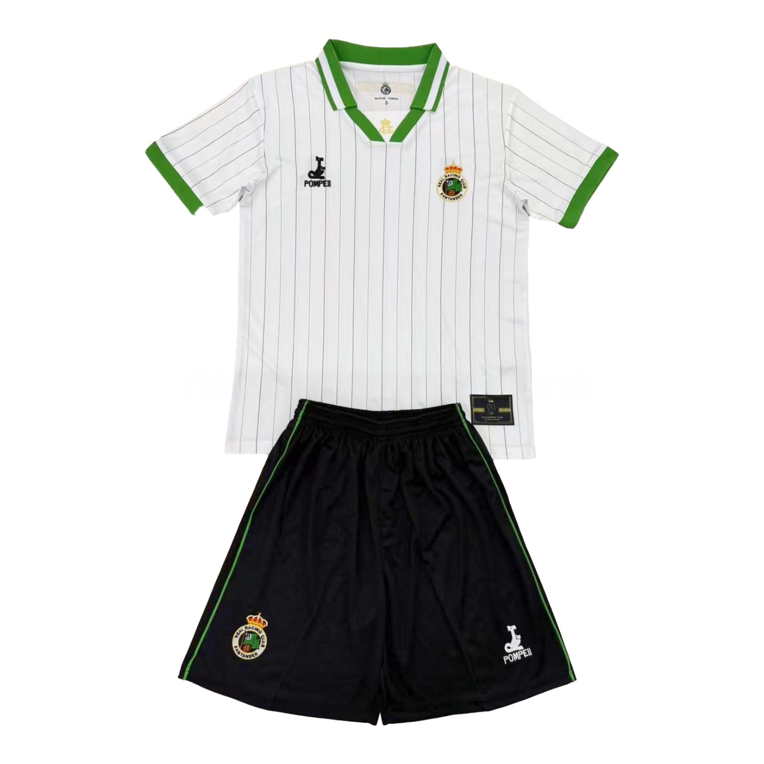 Racing de Santander 24-25 112th Anniversary Men's Adult Jersey Set - Fans Version - ReplicasJersey