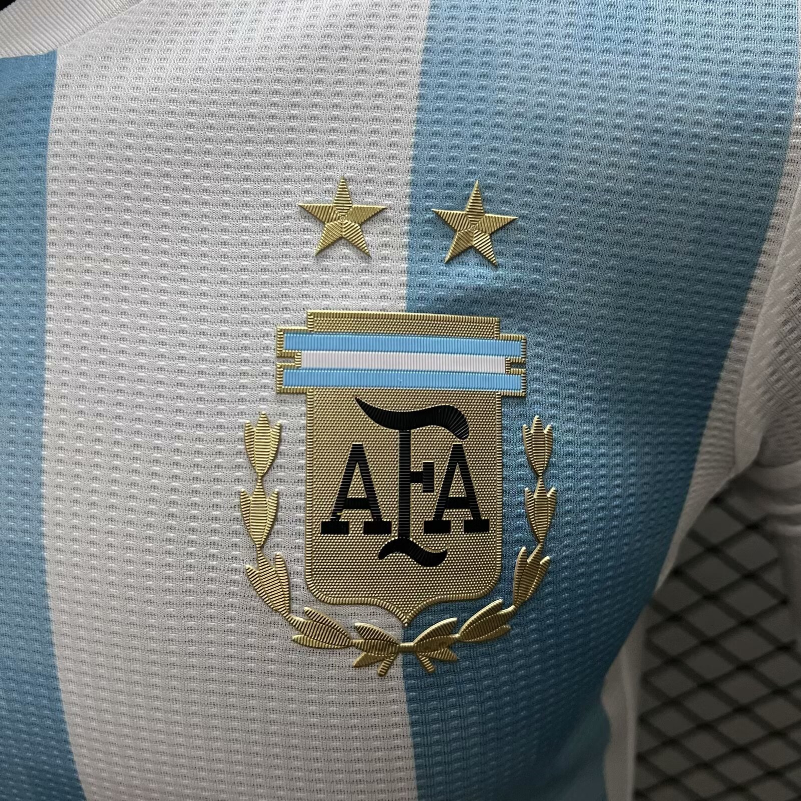 Retro Argentina 2018 Home Stadium Jersey - Player Version - ReplicasJersey
