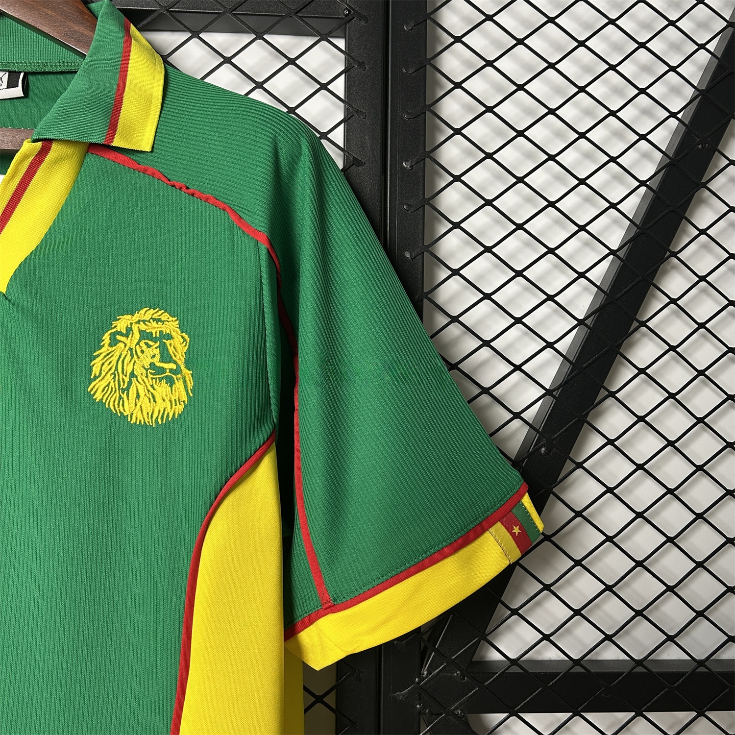 Retro Cameroon 1998 Home Jersey - ReplicasJersey