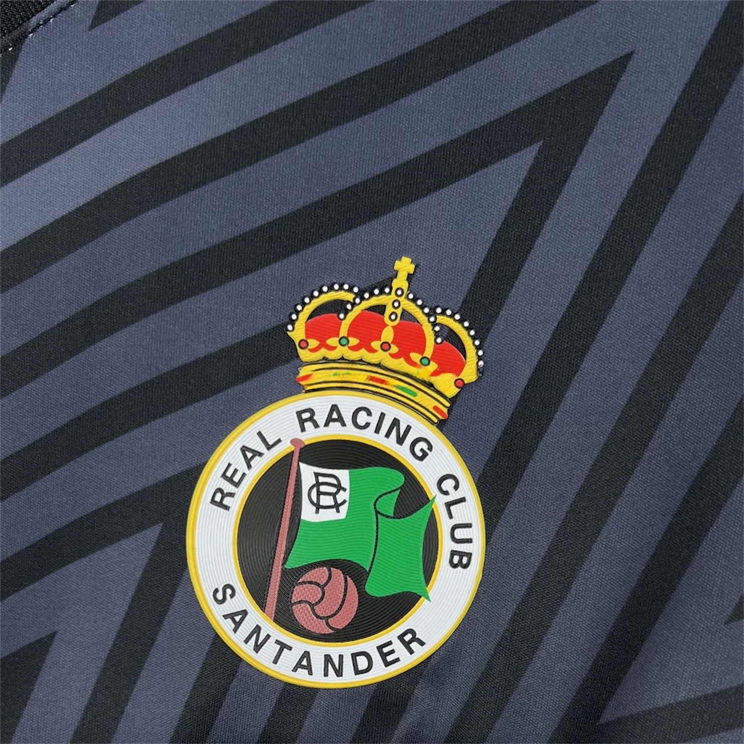 Racing de Santander 24-25 Black Goalkeeper Jersey - Fans Version - ReplicasJersey