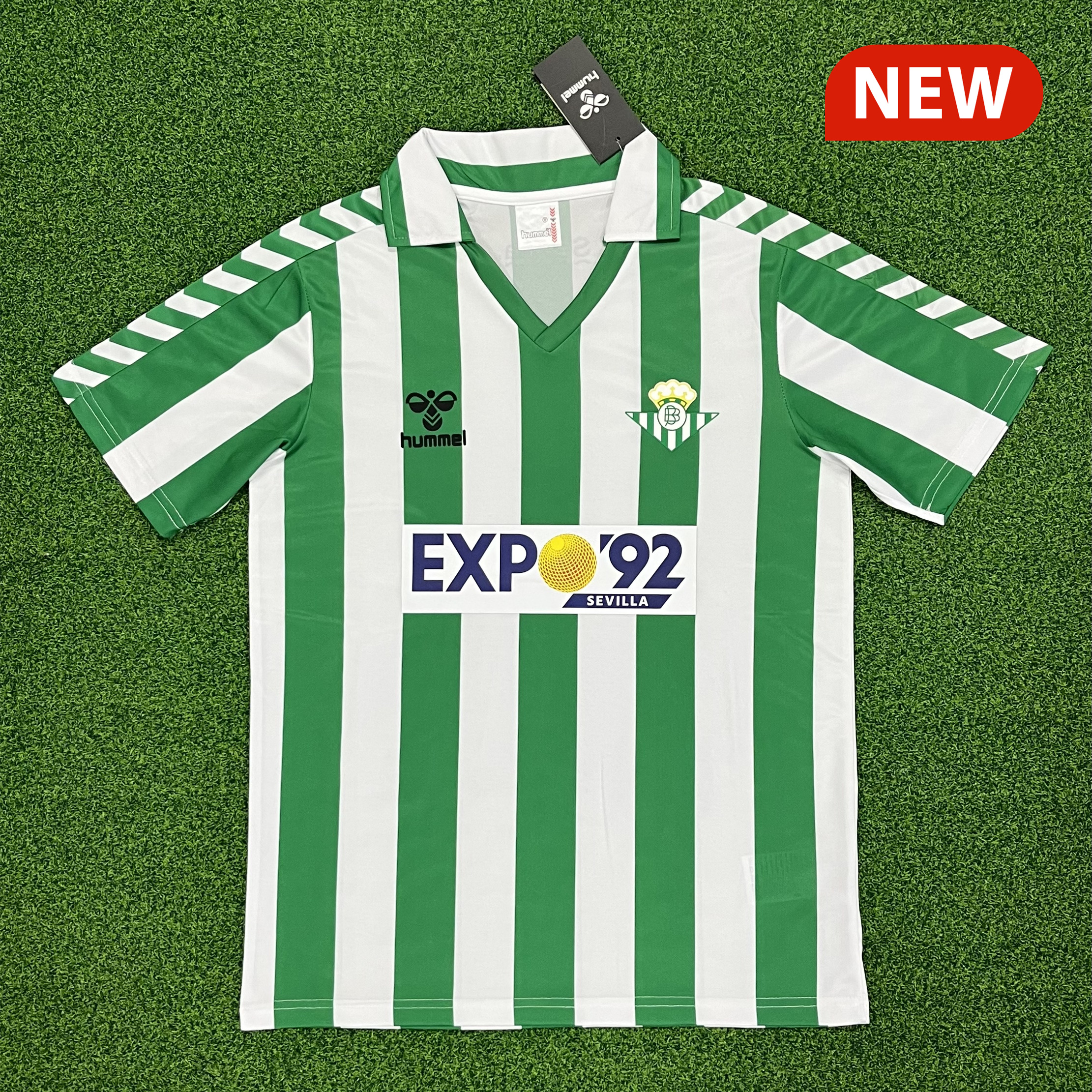 Retro Real Betis 1988-89 Home Stadium Jersey - ReplicasJersey