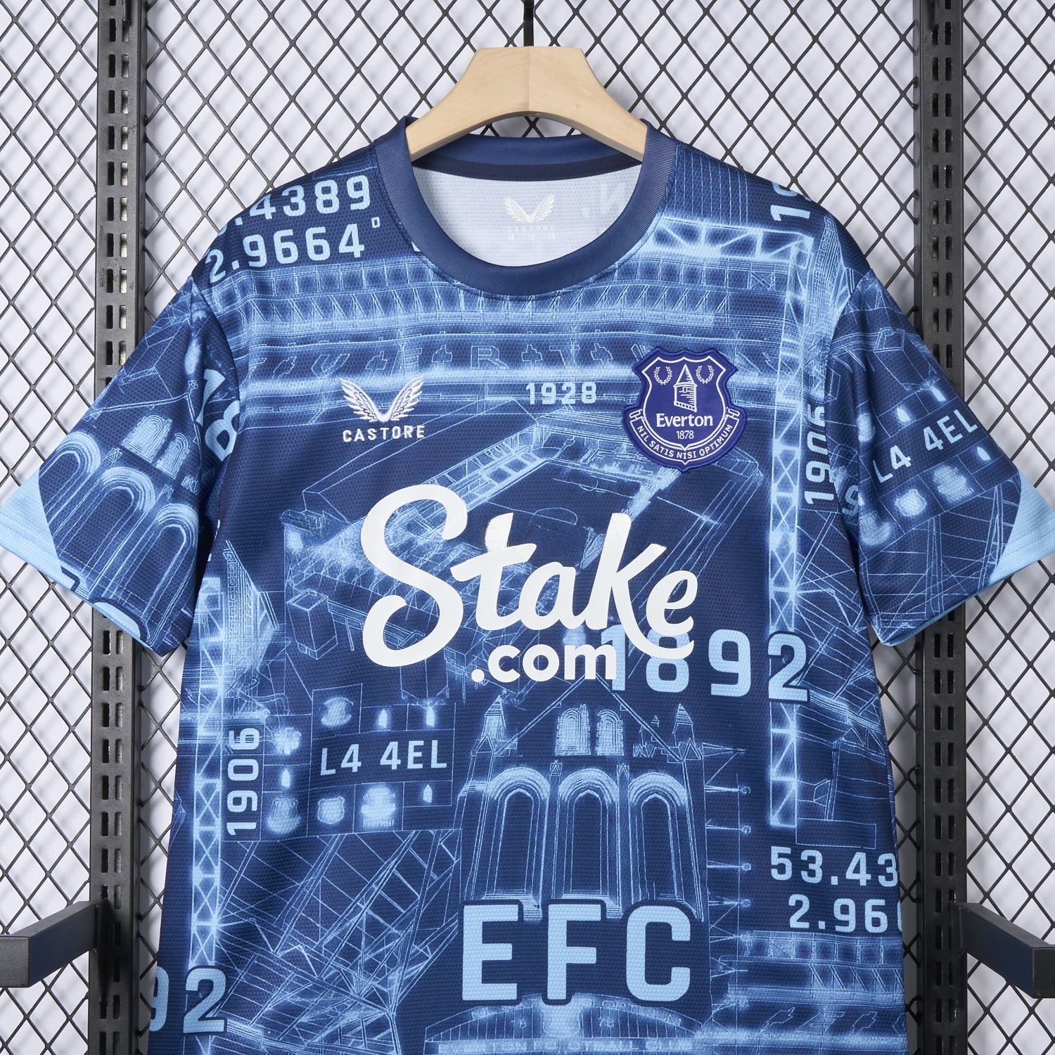 Everton 24-25 Pre-Match Farewell Jersey - Fans Version - ReplicasJersey