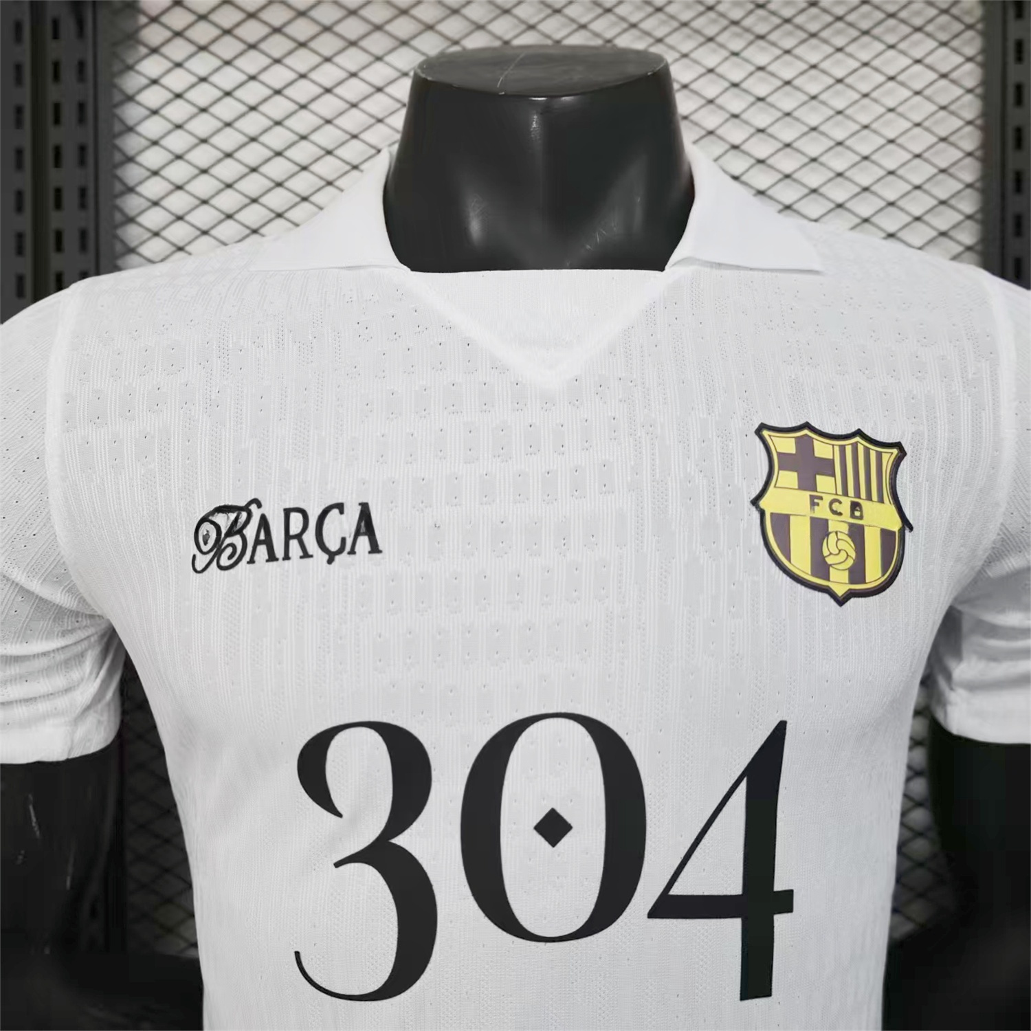 B.A.R.S.A 25-26 304 White Special Jersey - Player Version - ReplicasJersey