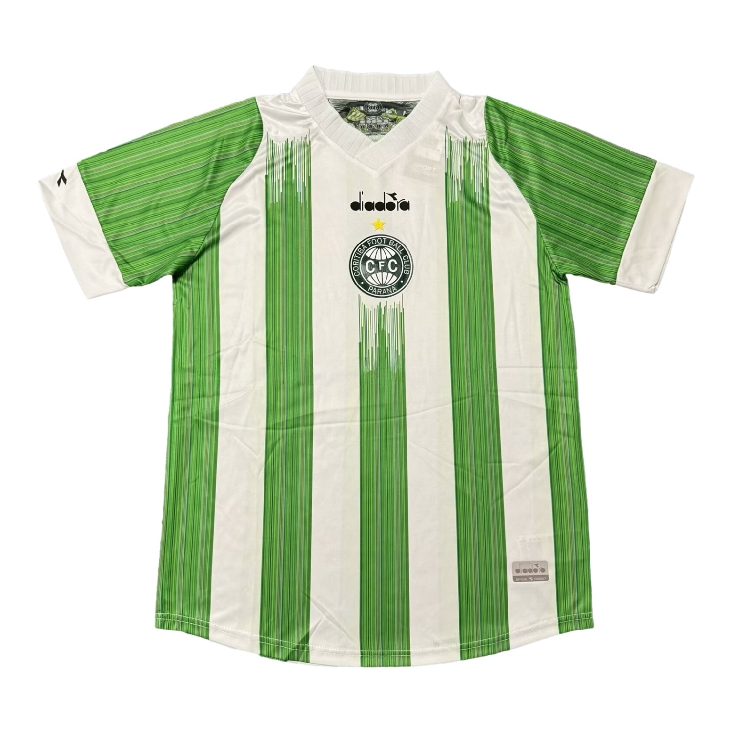 Coritiba 24-25 Home Unsponsored Jersey - Fans Version - ReplicasJersey