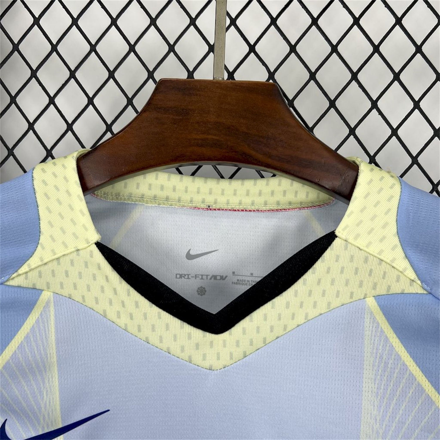 B.A.R.S.A 25-26 T90 Yellow Lines Light Blue Special Jersey - Fans Version - ReplicasJersey