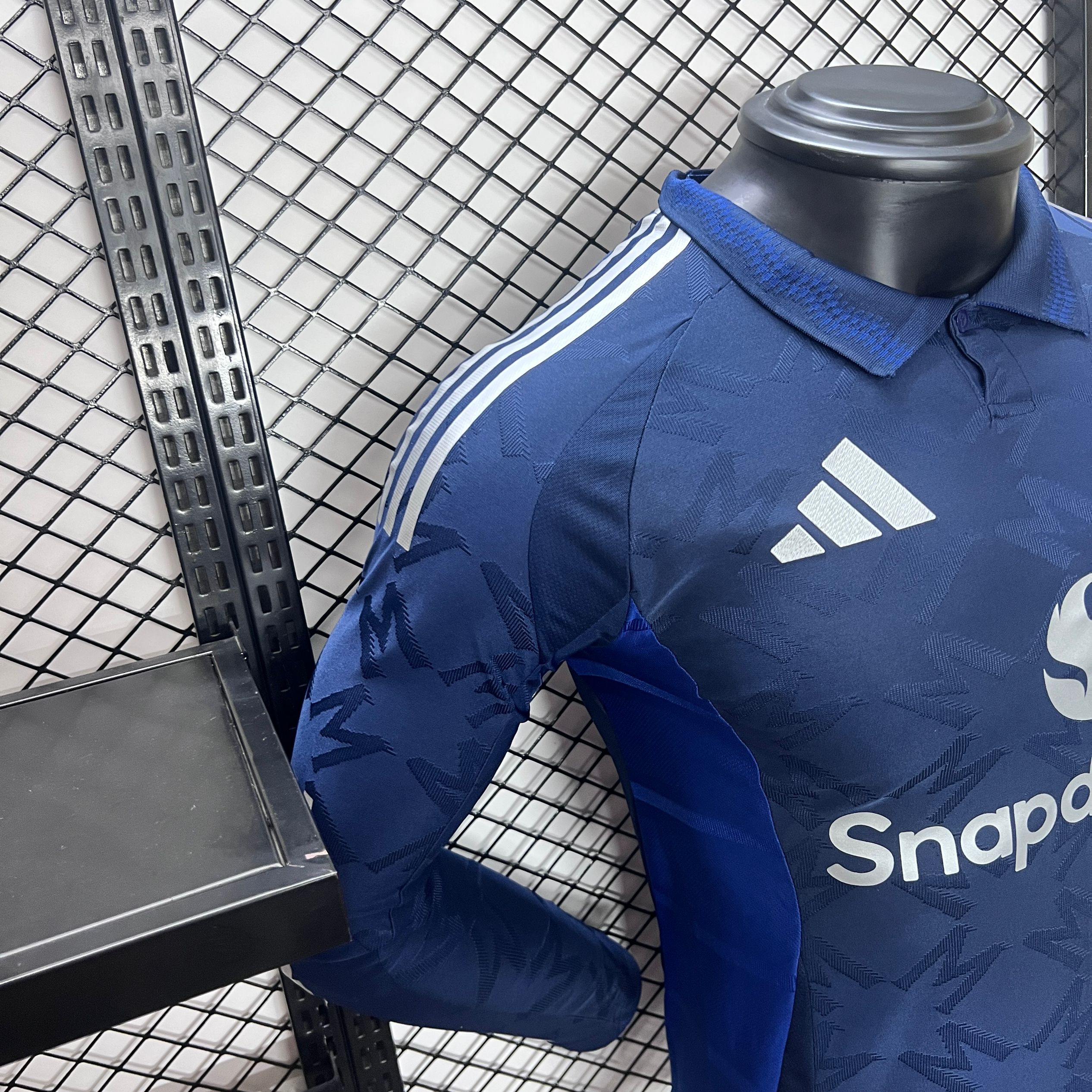 Manchester United 24-25 Away Long Sleeve Jersey - Player Version - ReplicasJersey
